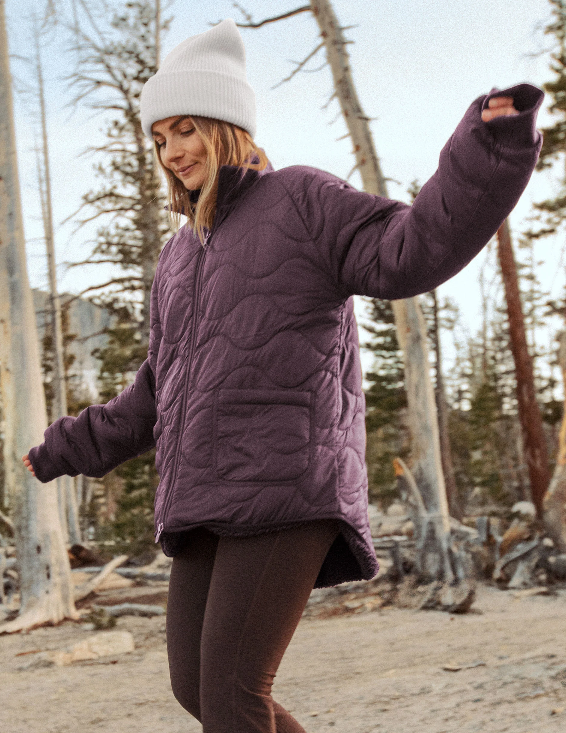 2-Way Quilted Jacket
