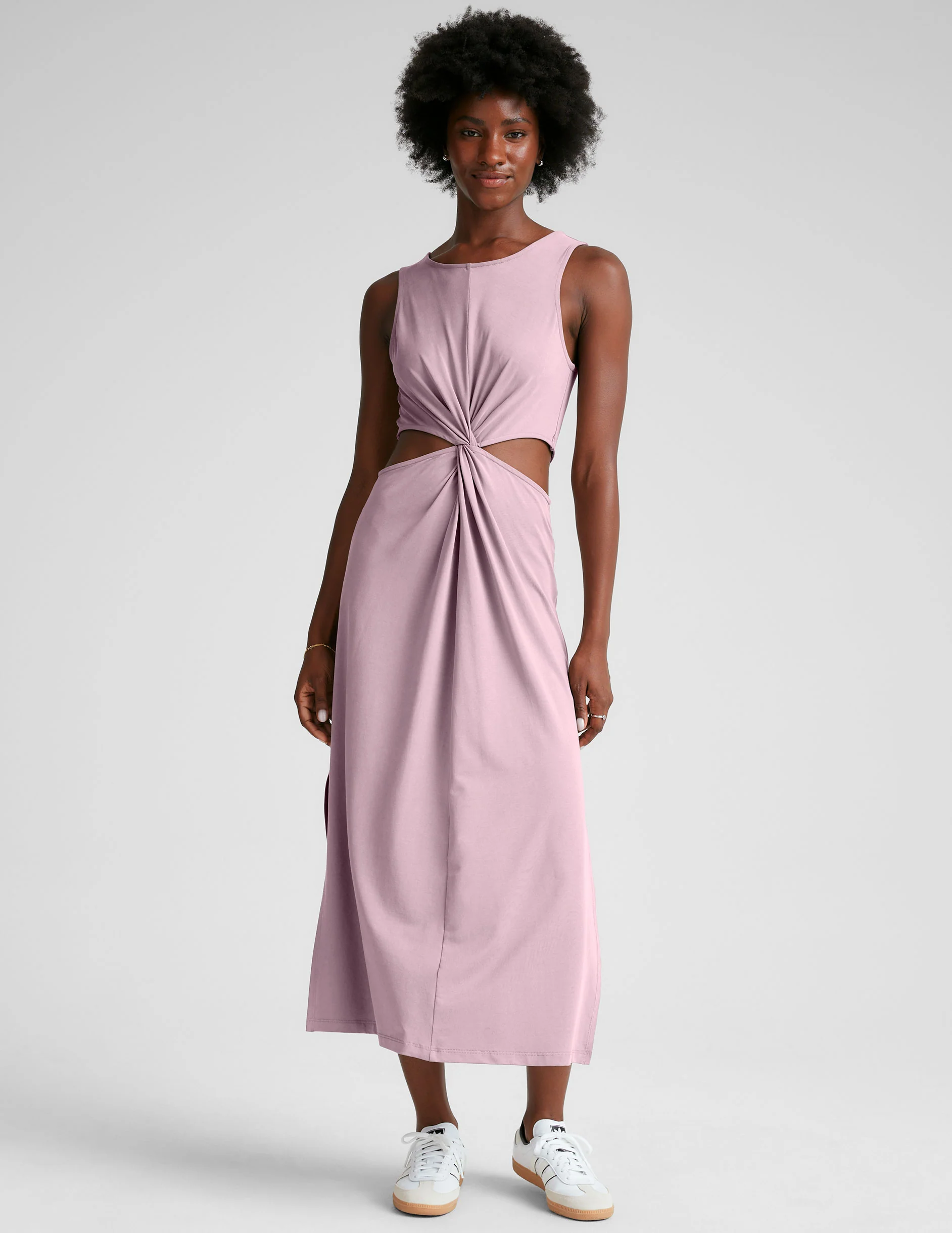 Around The World Front Twist Dress