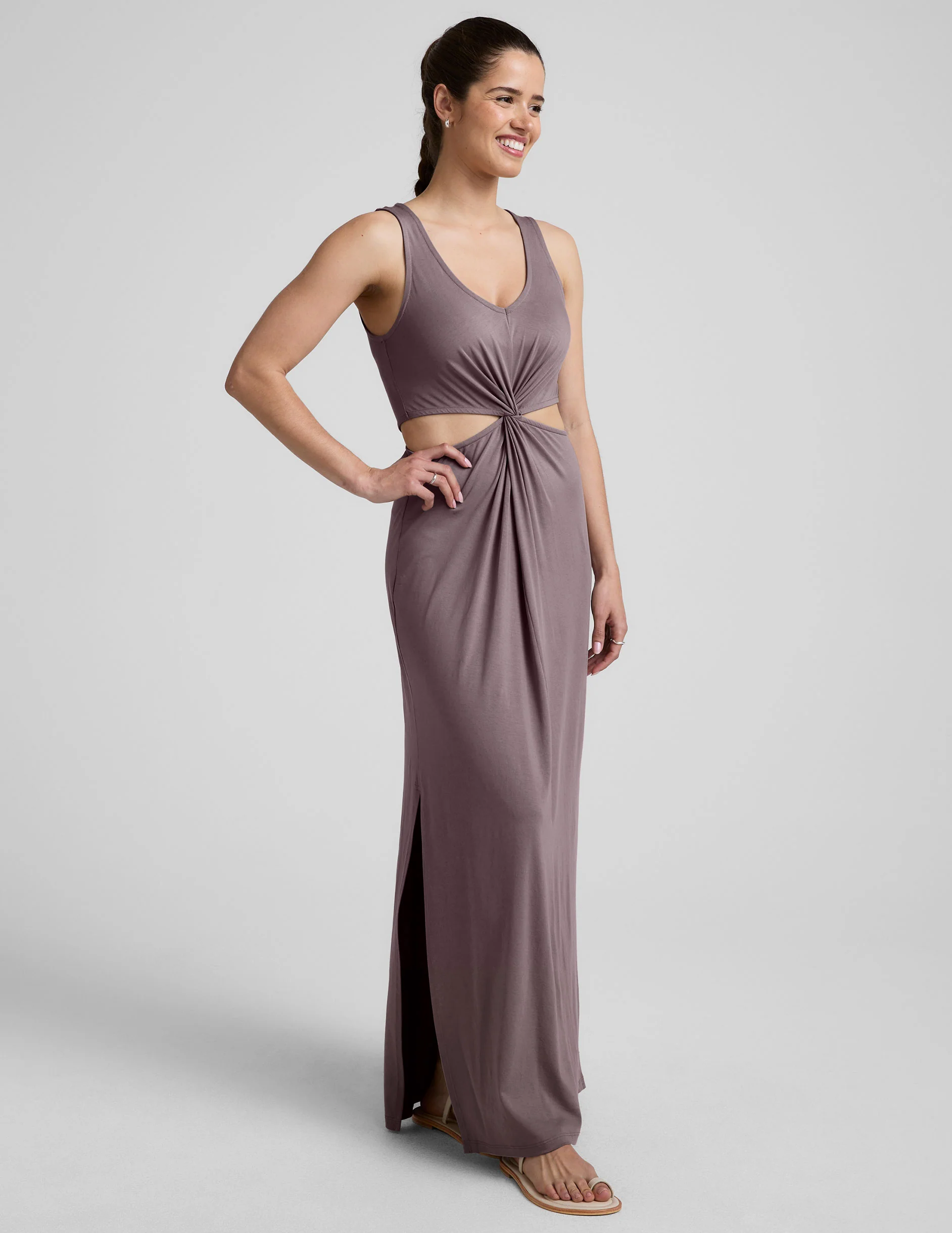 Maxi Around The World Front Twist Dress - Image 4