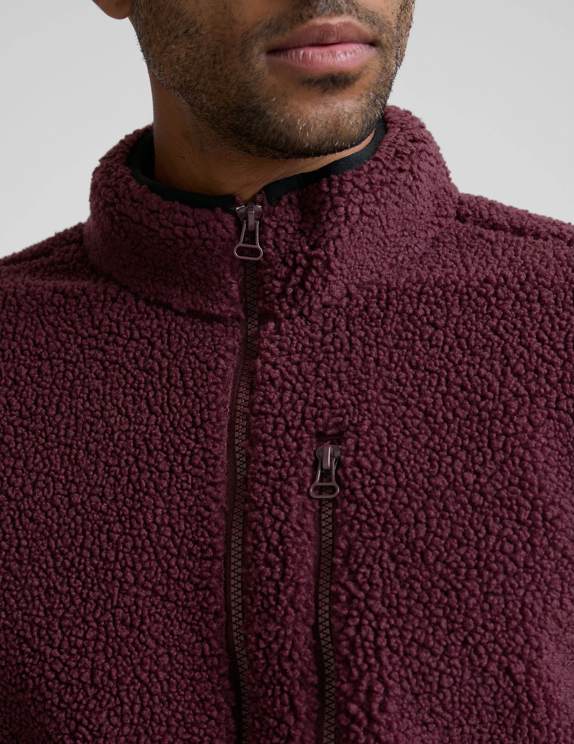 Boucle Fleece Men's Zip Jacket - Image 5