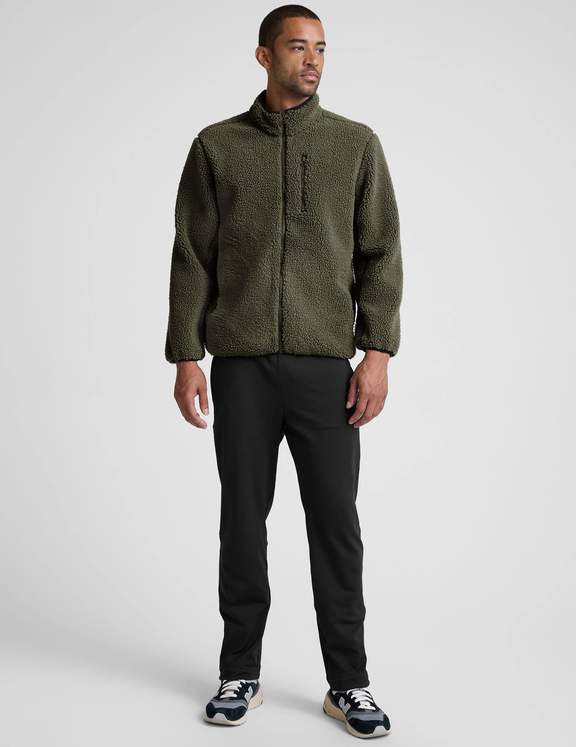 Boucle Fleece Men's Zip Jacket - Image 6