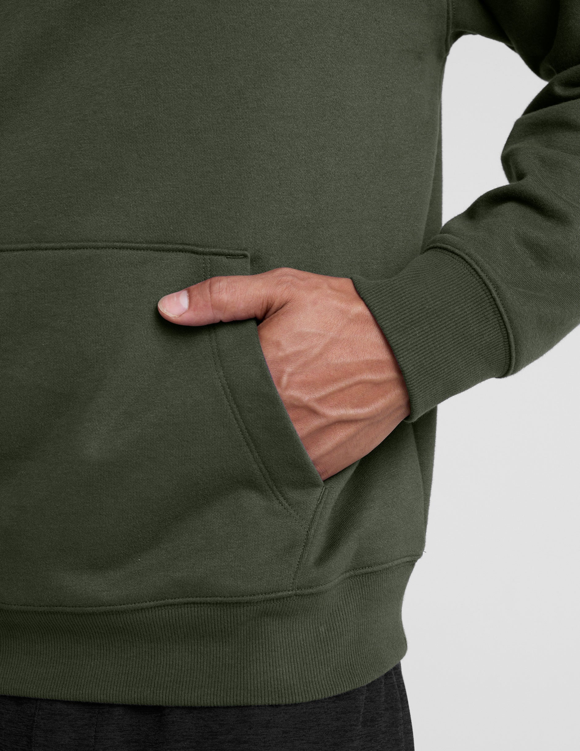 LuxeFleece Classic Men's Hoodie - Image 7