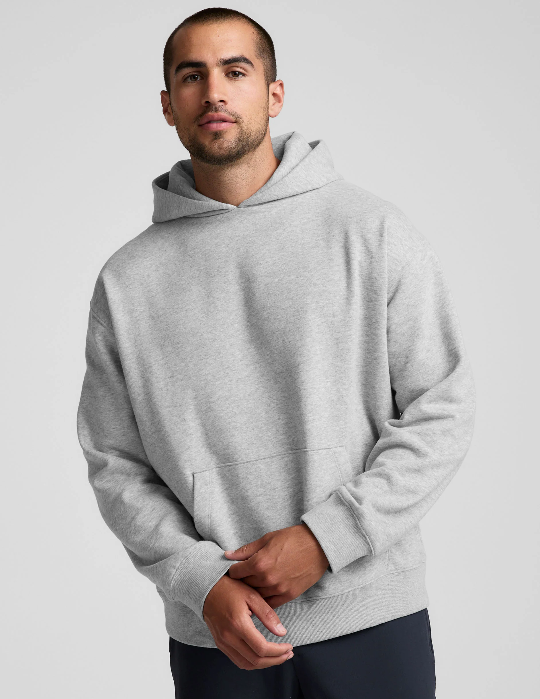 LuxeFleece Classic Men's Hoodie - Image 2
