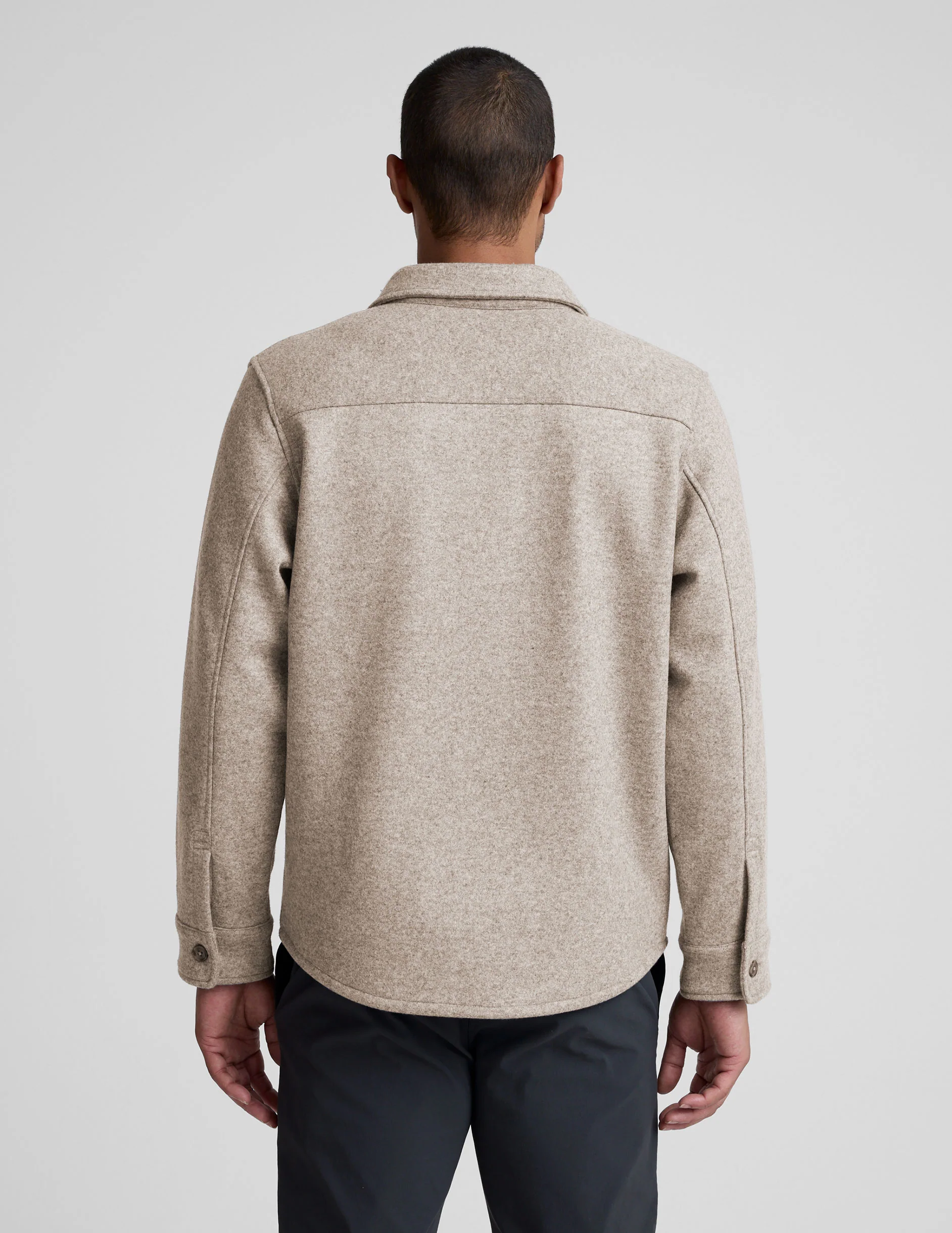 Day to Night Wool Men's Shirt Jacket - Image 3