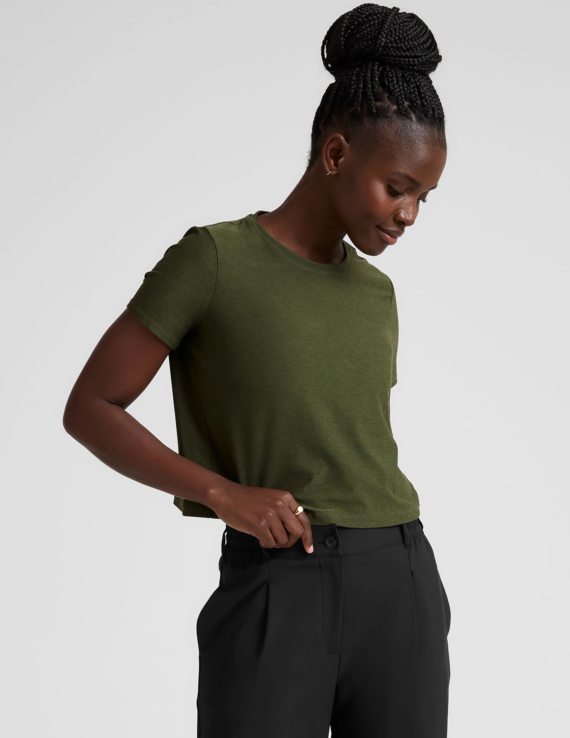 Featherweight Supreme Cropped Tee - Image 2