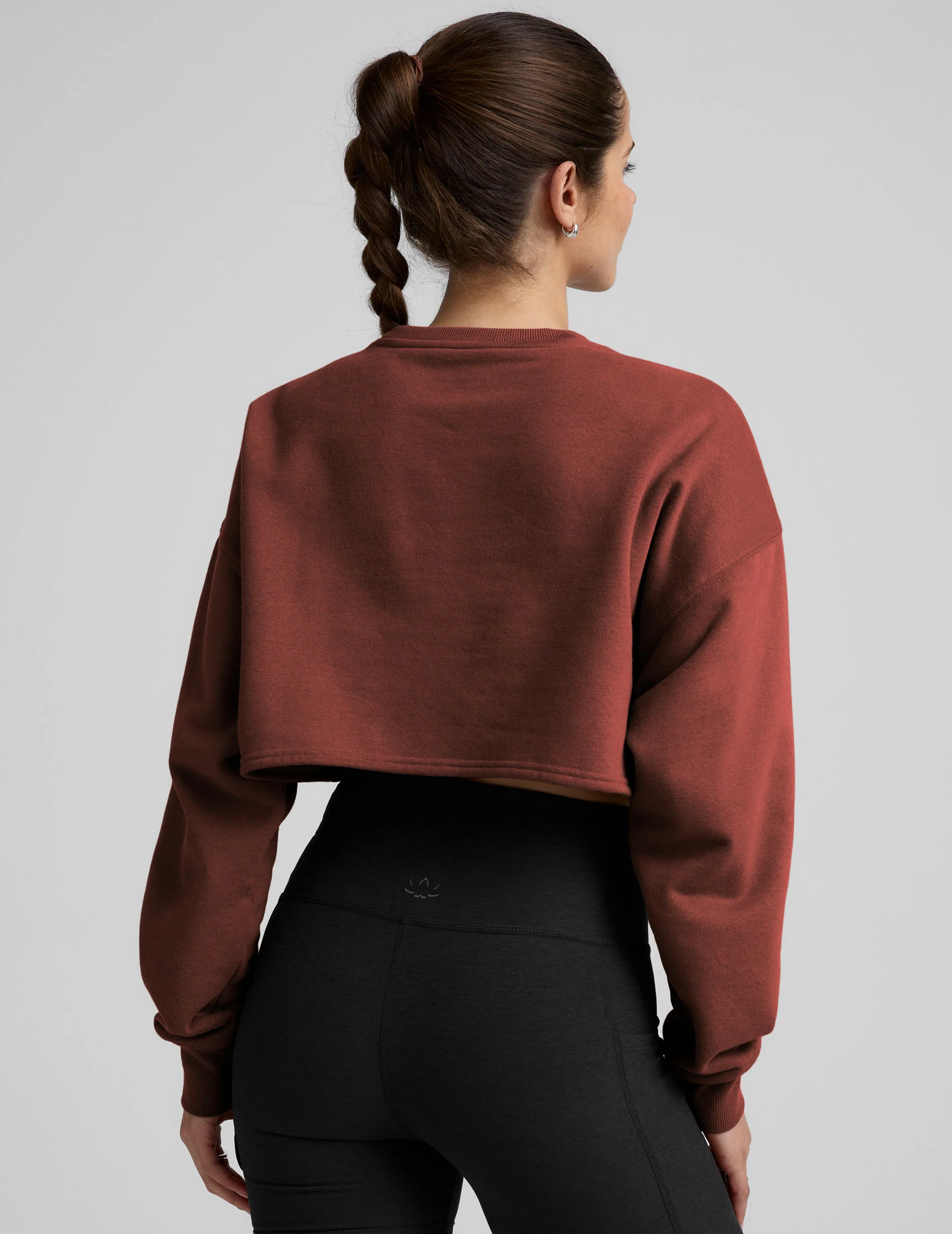 LuxeFleece Cropped Sweatshirt - Image 3