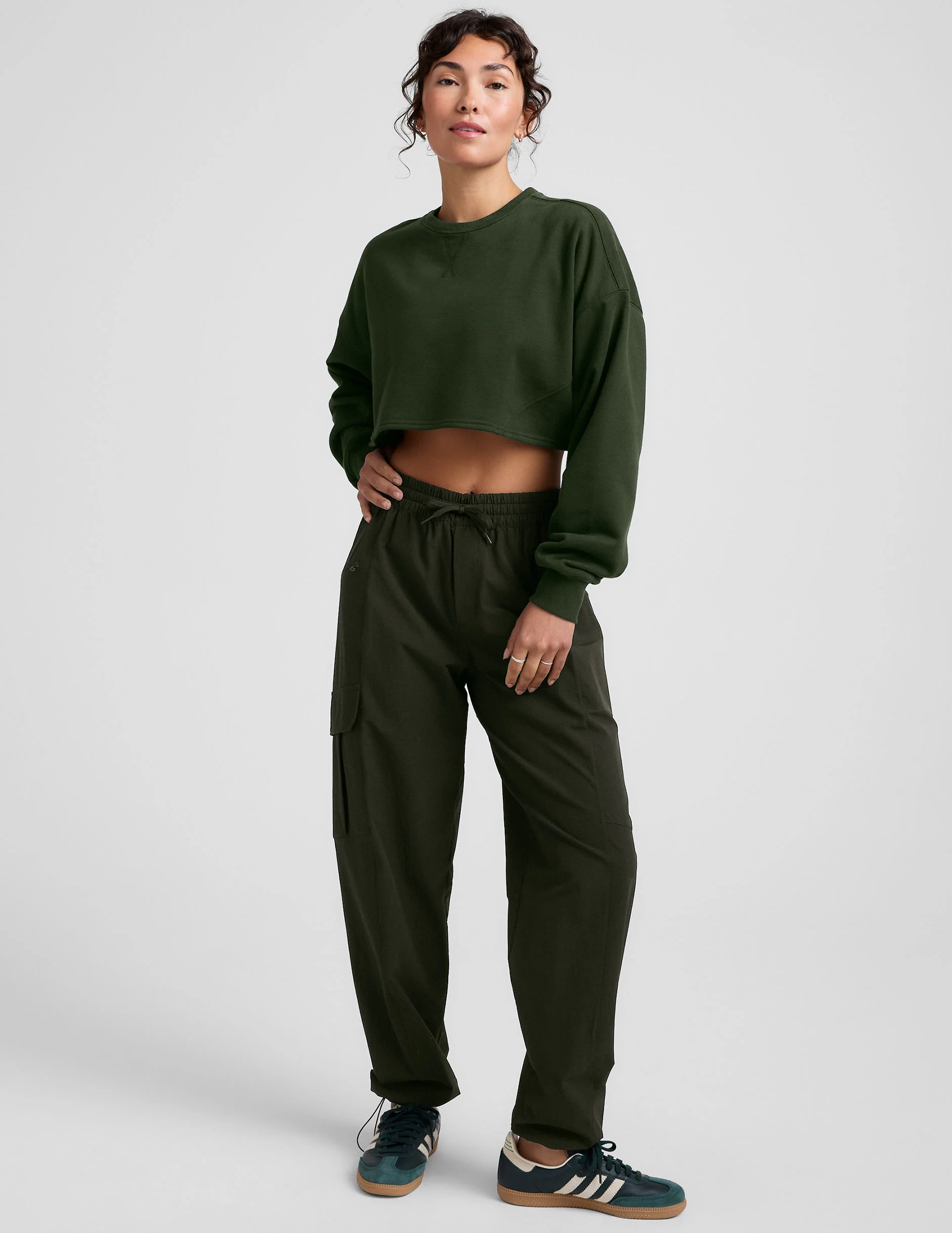 LuxeFleece Cropped Sweatshirt - Image 4