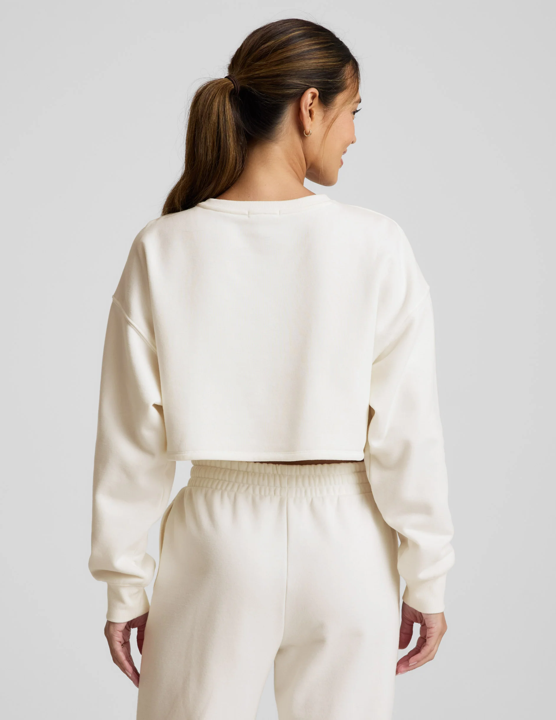 LuxeFleece Cropped Sweatshirt - Image 2