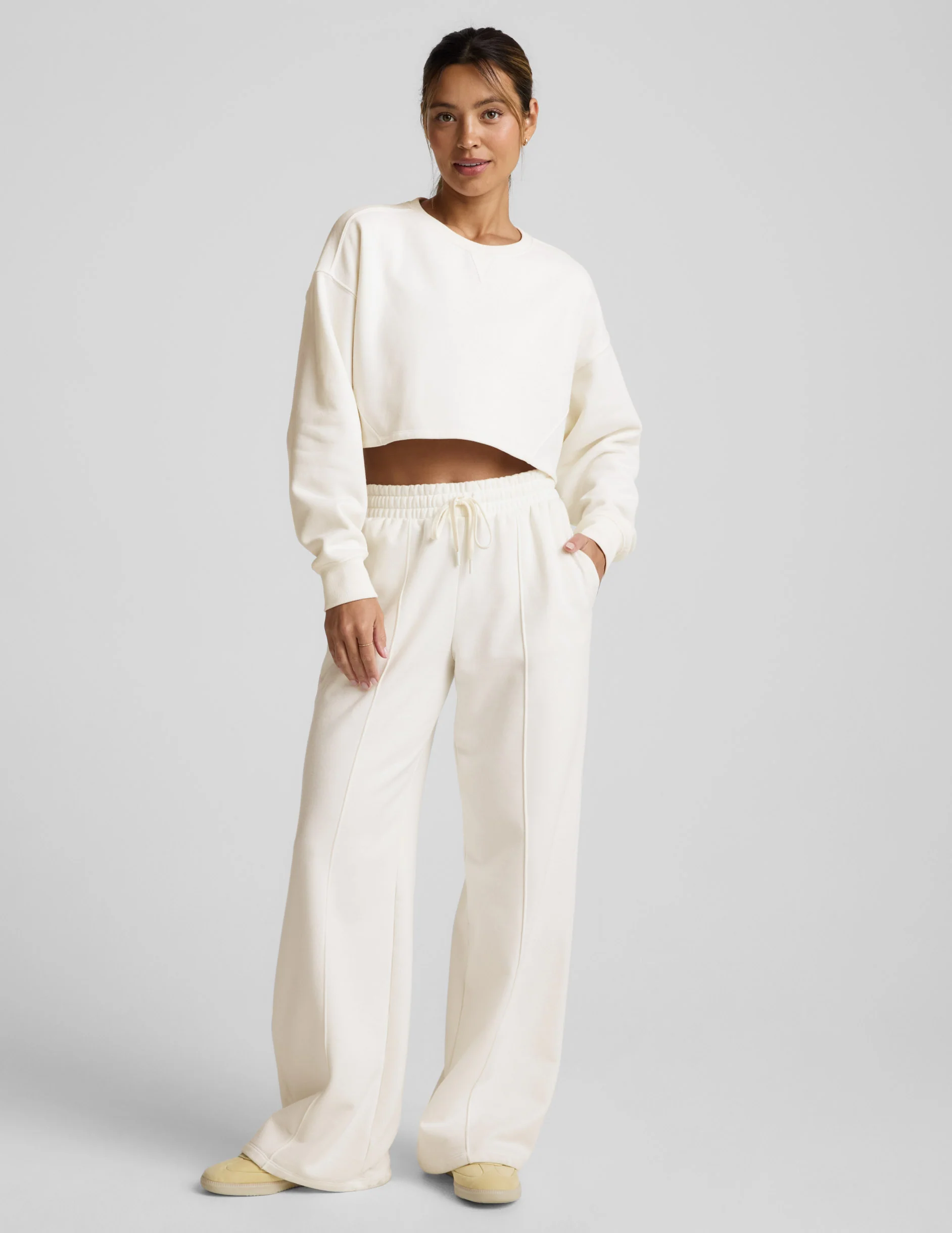 LuxeFleece Cropped Sweatshirt - Image 4