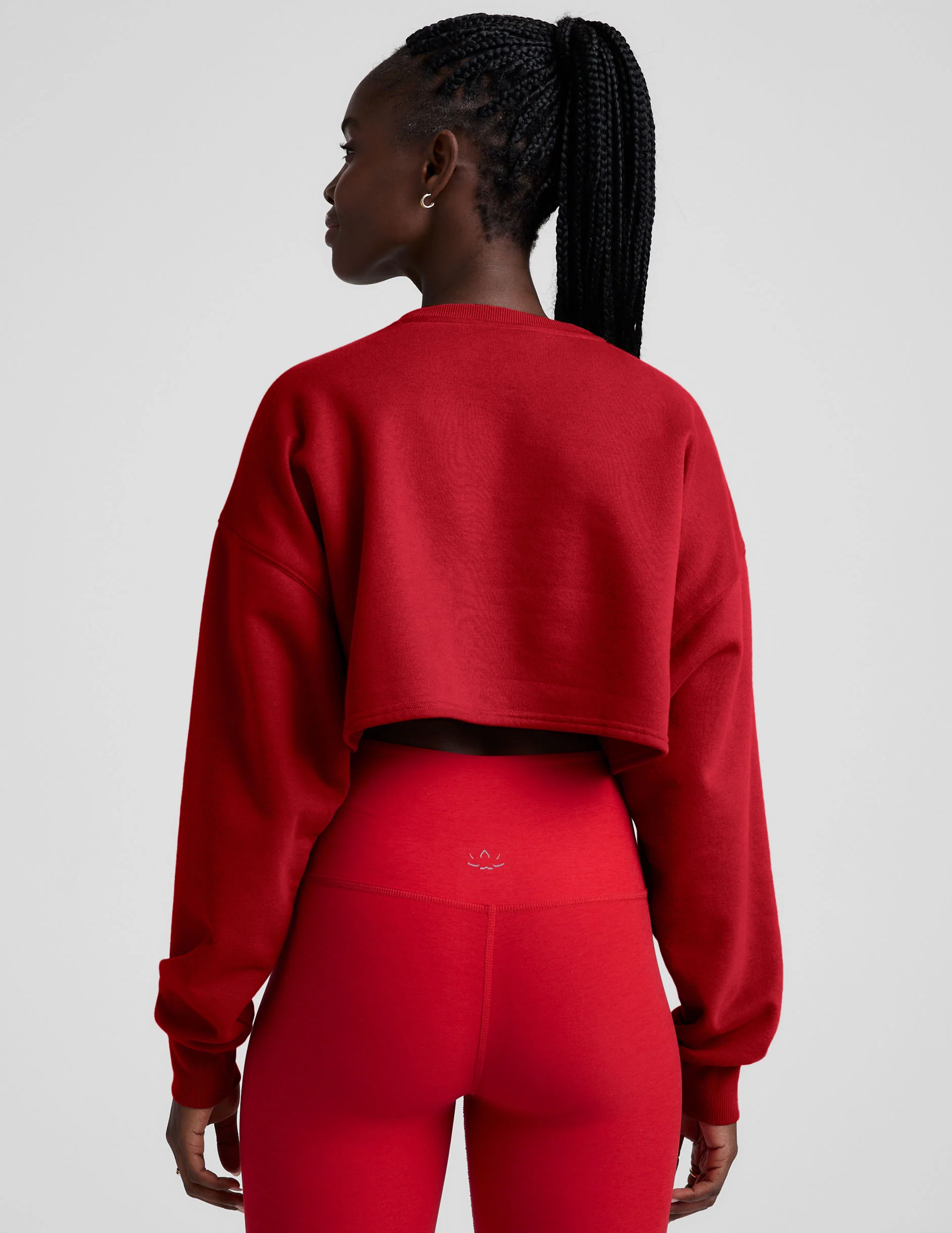 LuxeFleece Cropped Sweatshirt - Image 4