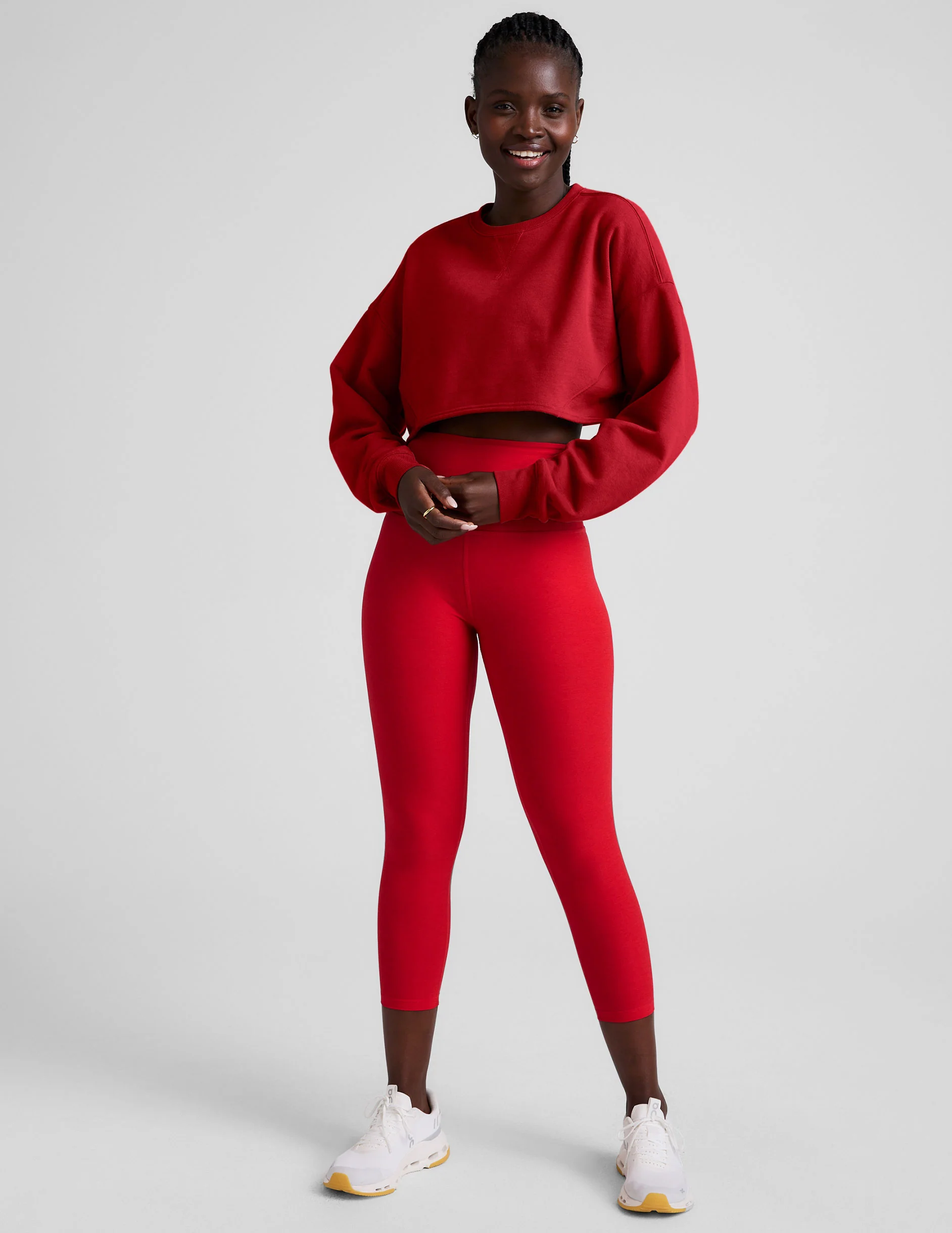 LuxeFleece Cropped Sweatshirt - Image 5