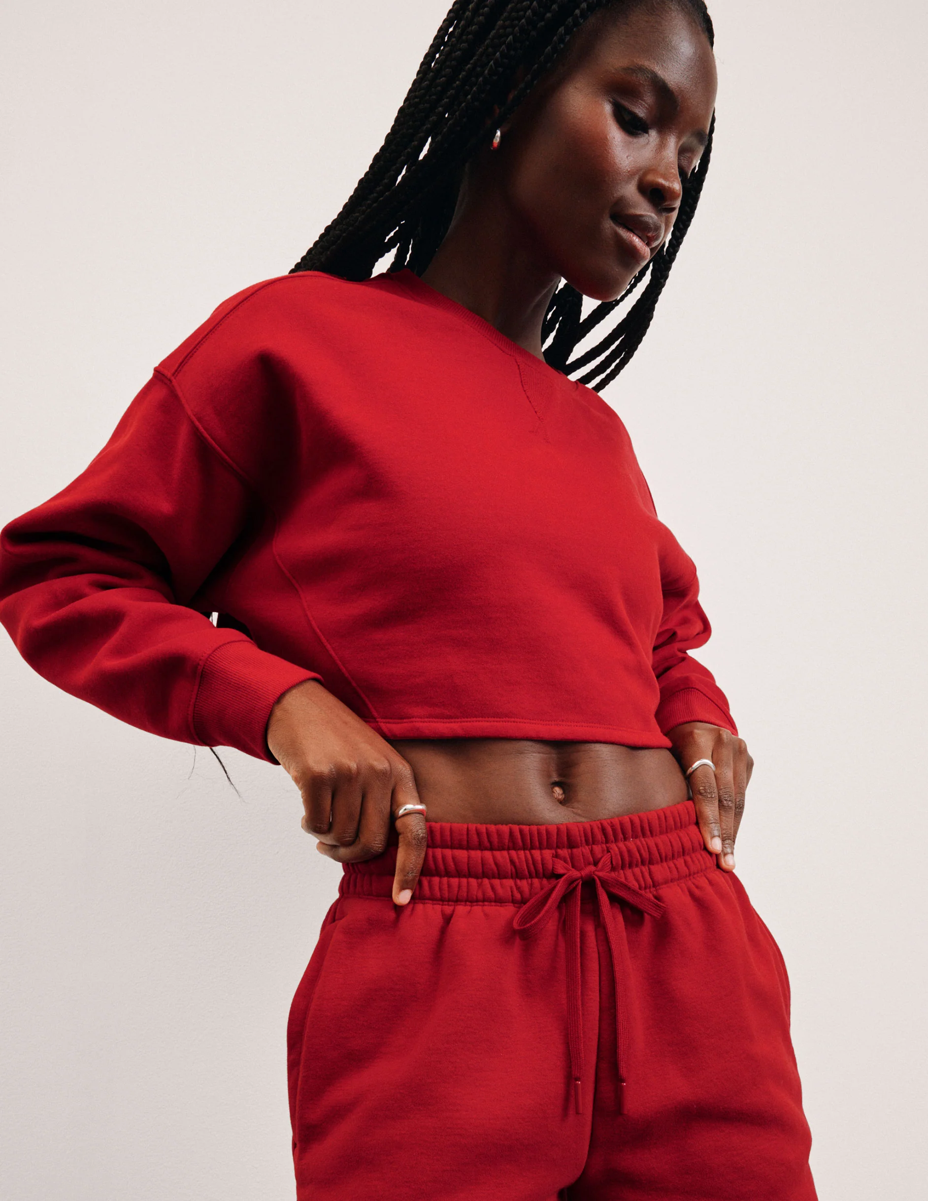 LuxeFleece Cropped Sweatshirt - Image 6