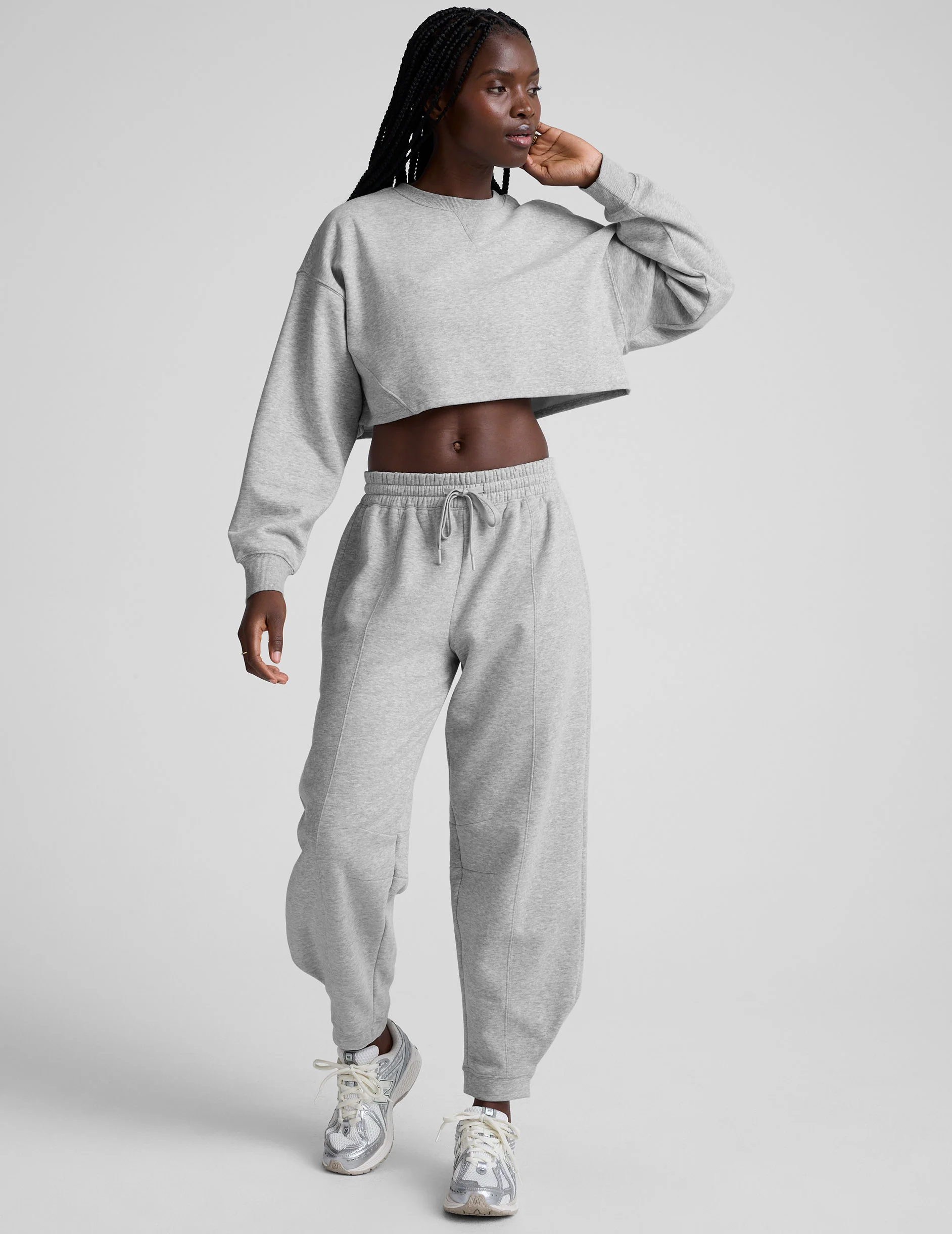 LuxeFleece Cropped Sweatshirt - Image 5