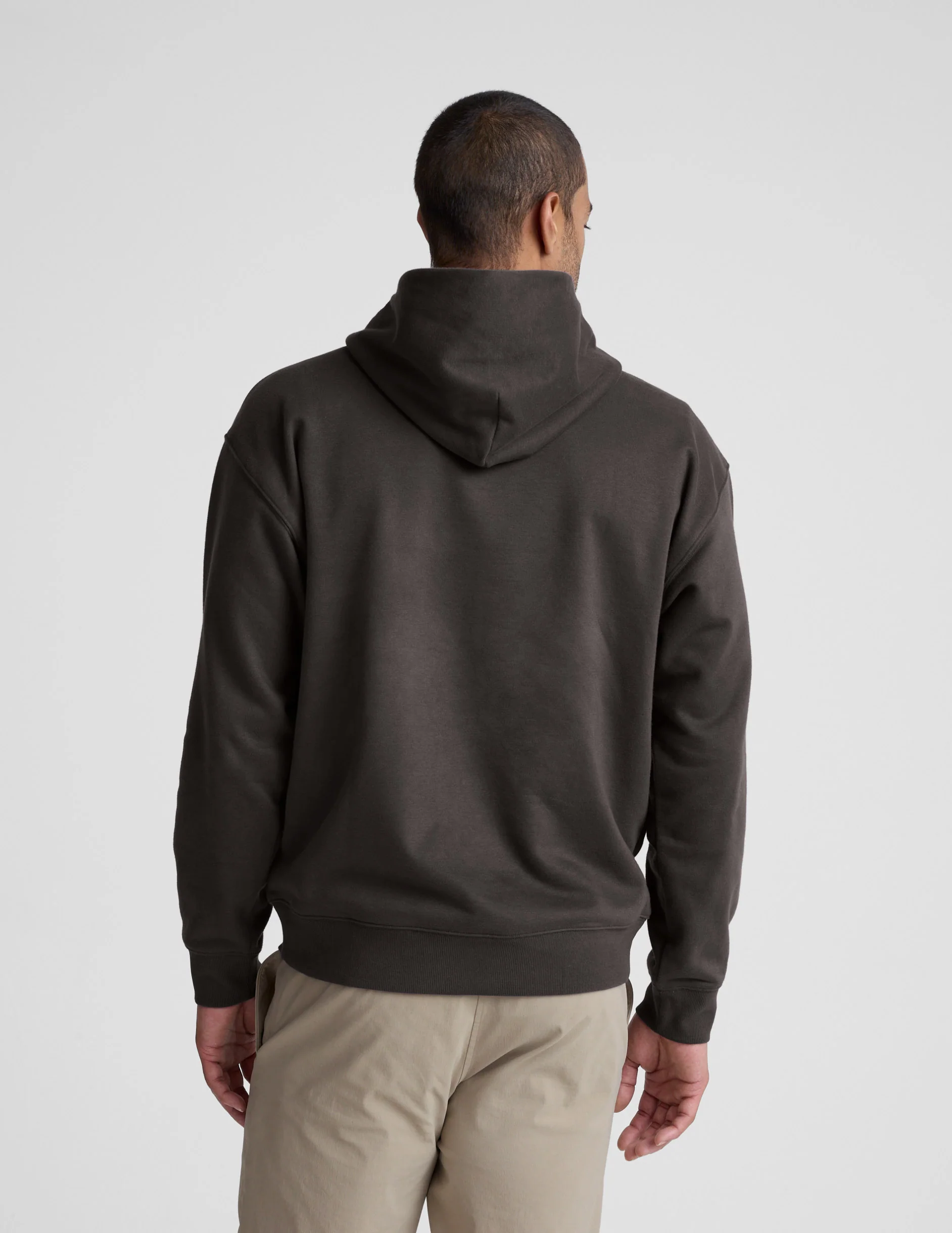 LuxeFleece Classic Men's Hoodie - Image 4