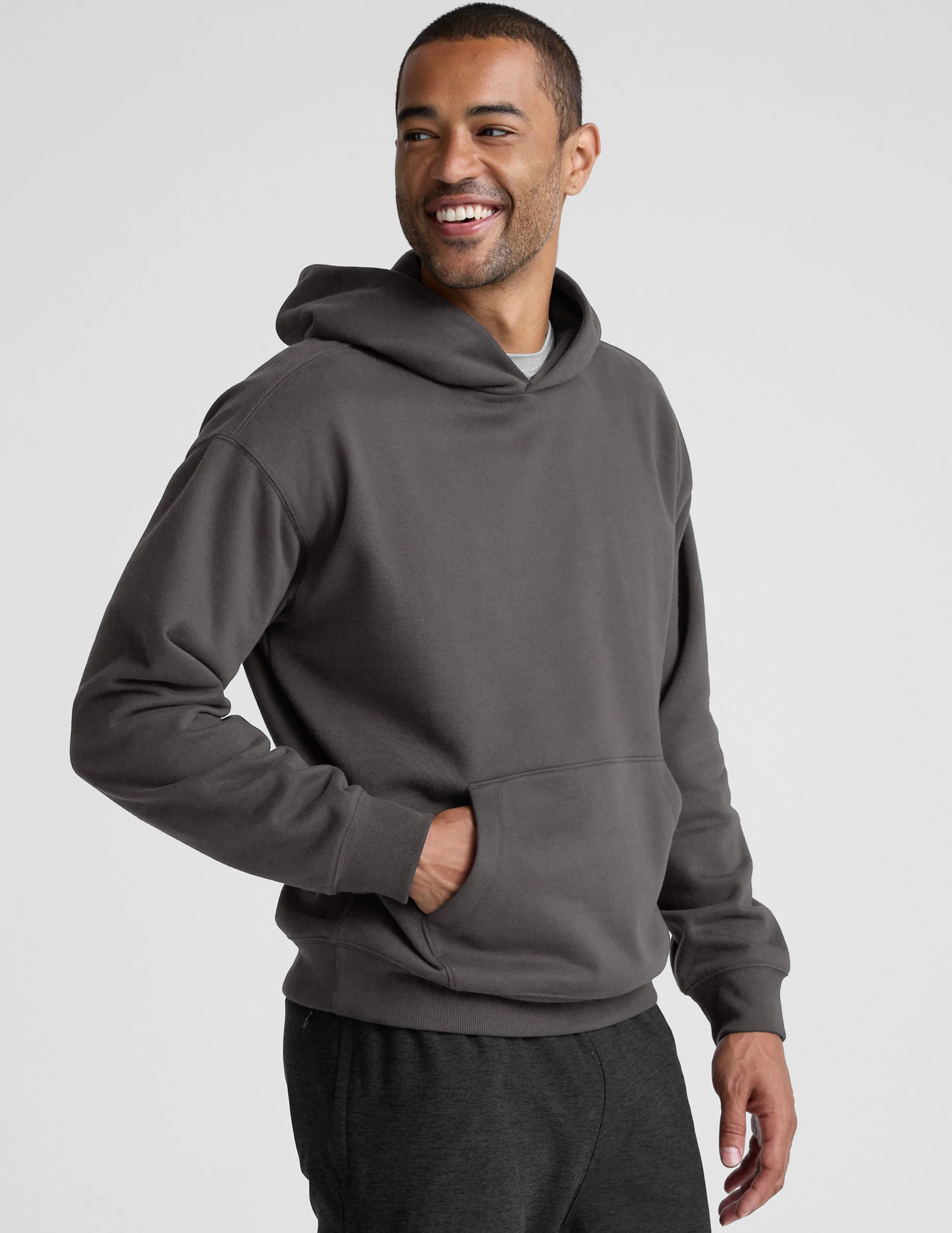 LuxeFleece Classic Men's Hoodie - Image 2