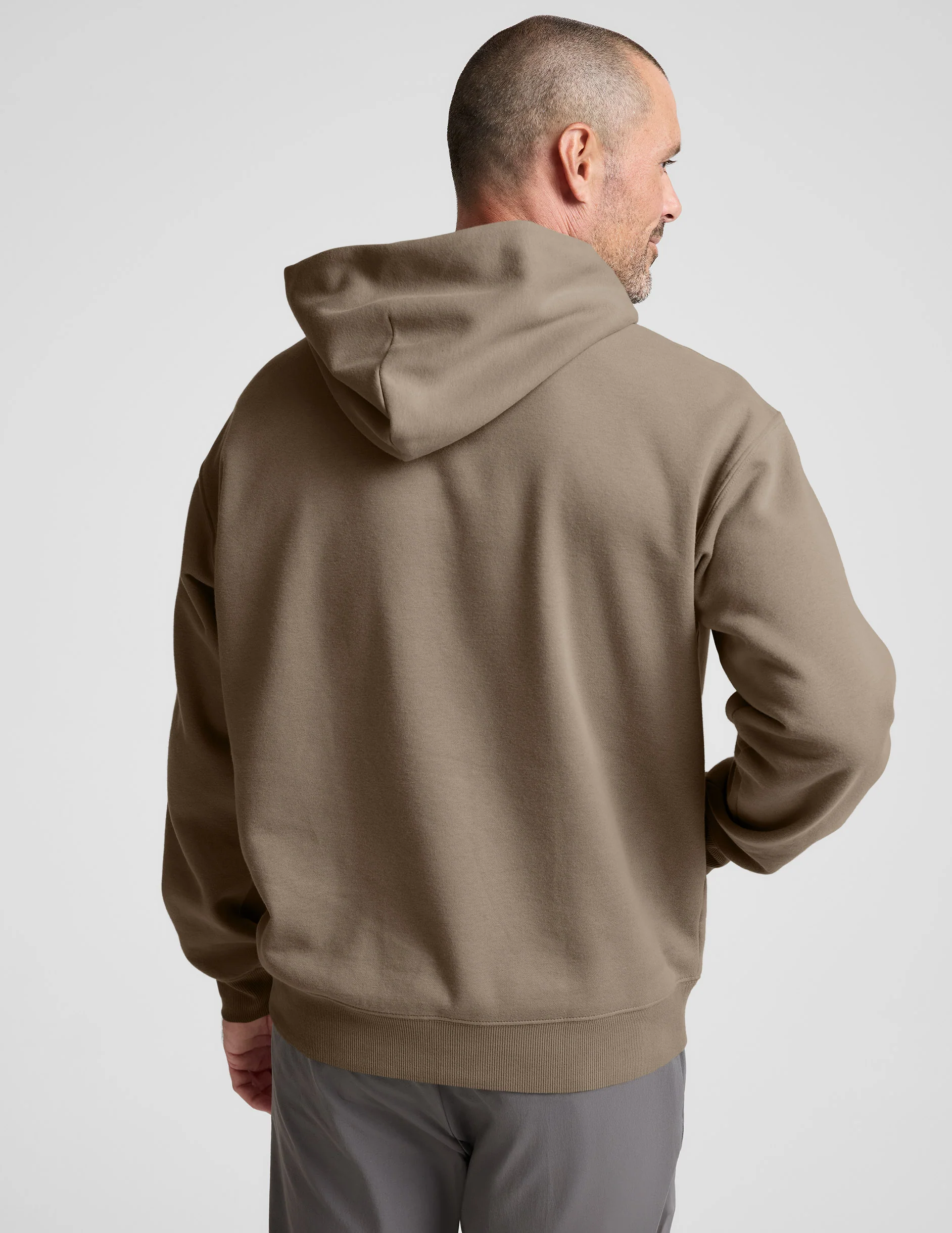 LuxeFleece Classic Men's Hoodie - Image 2