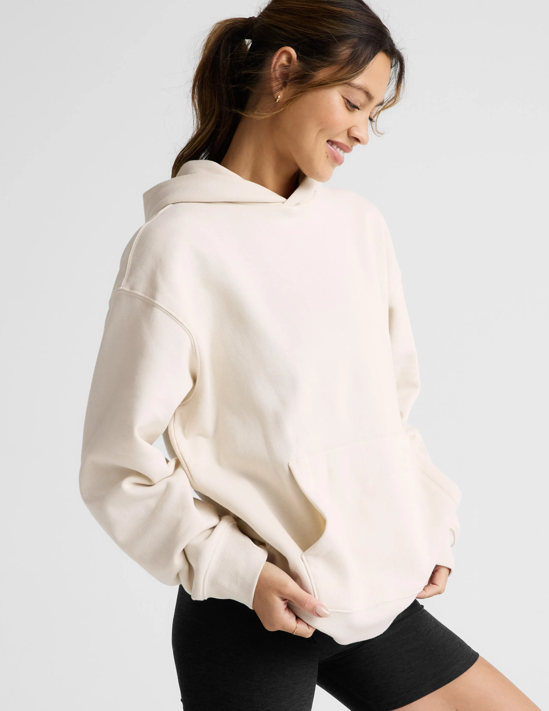 LuxeFleece Classic Oversized Hoodie - Image 3