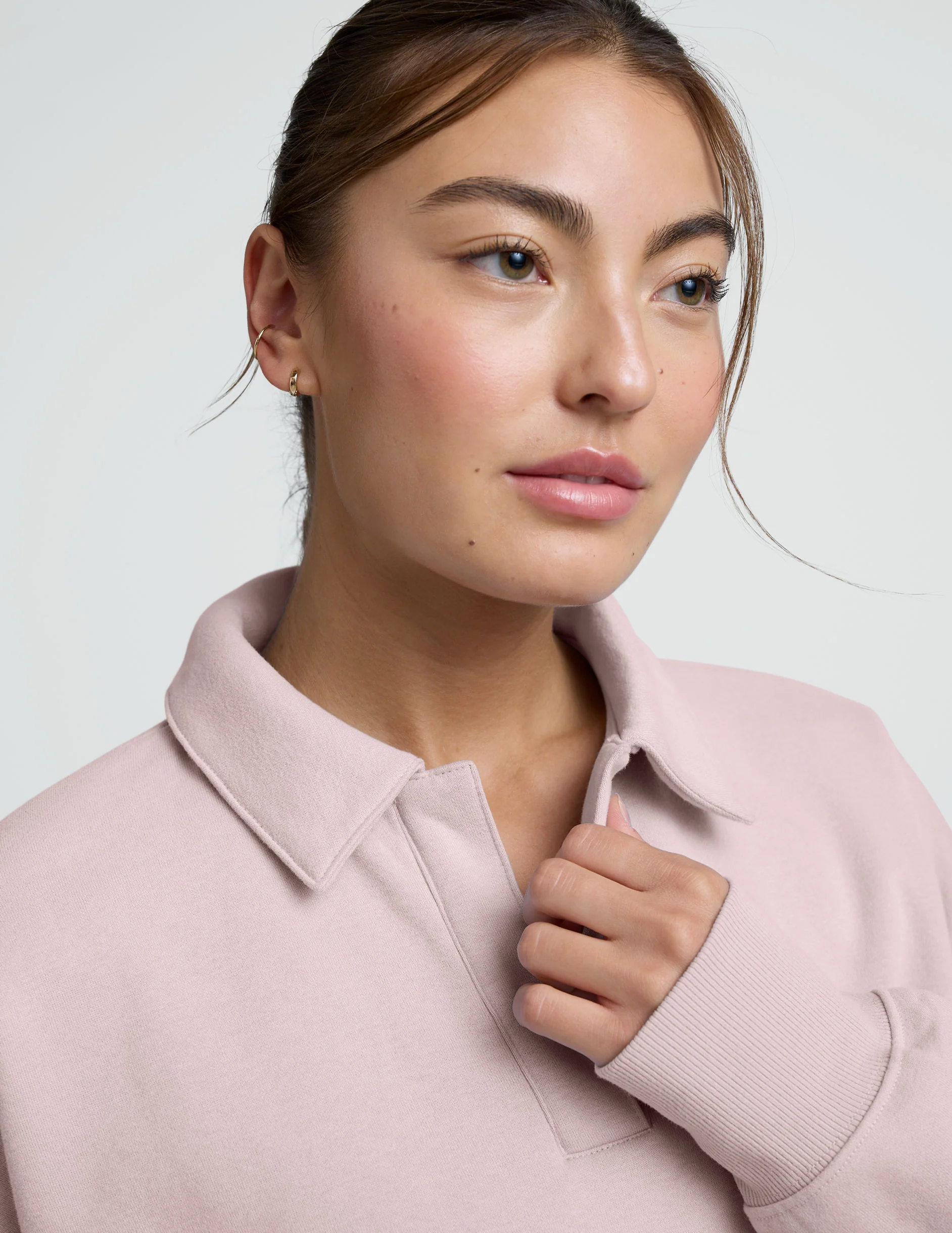 LuxeFleece Collared Sweatshirt - Image 5