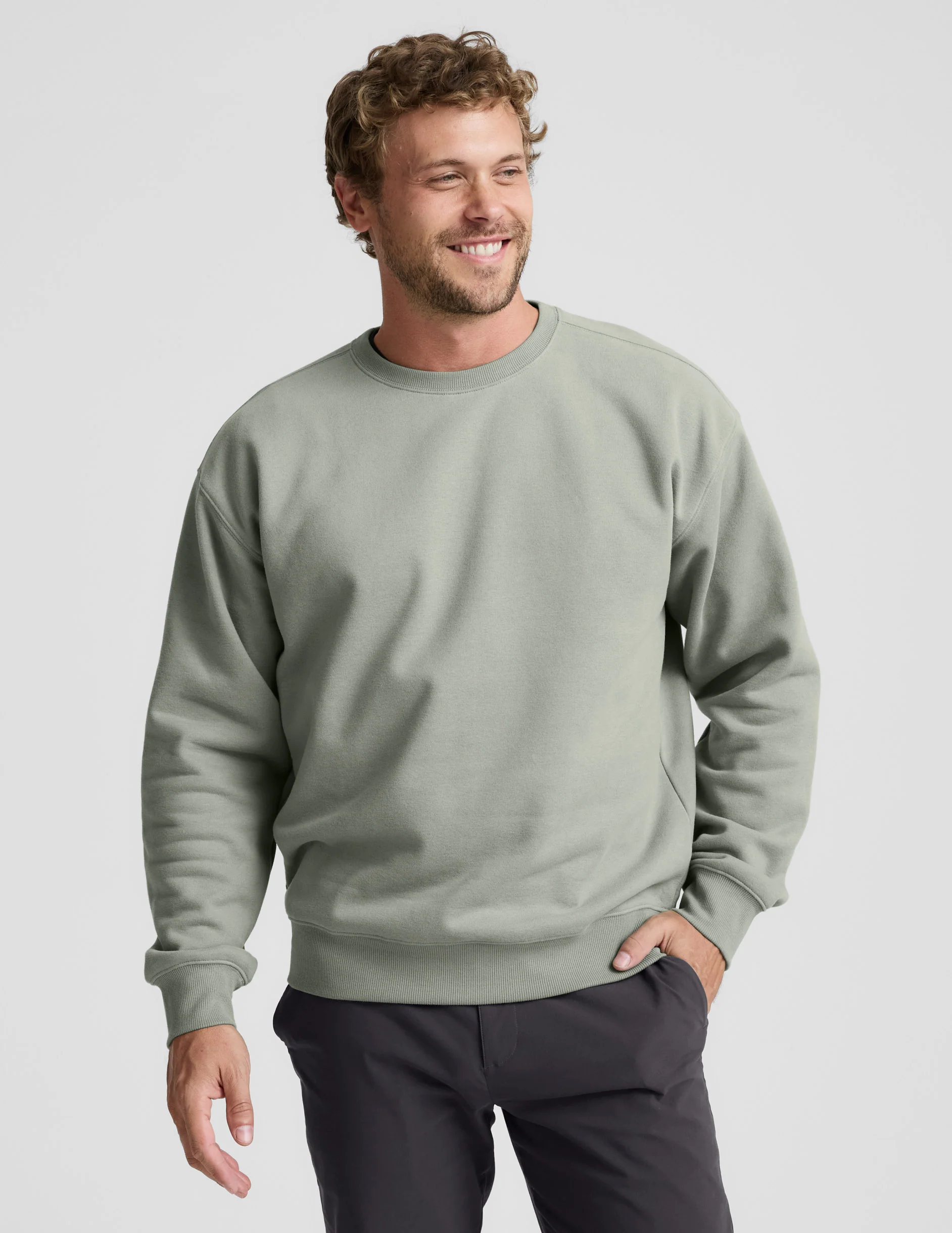 LuxeFleece Men's Crewneck Pullover