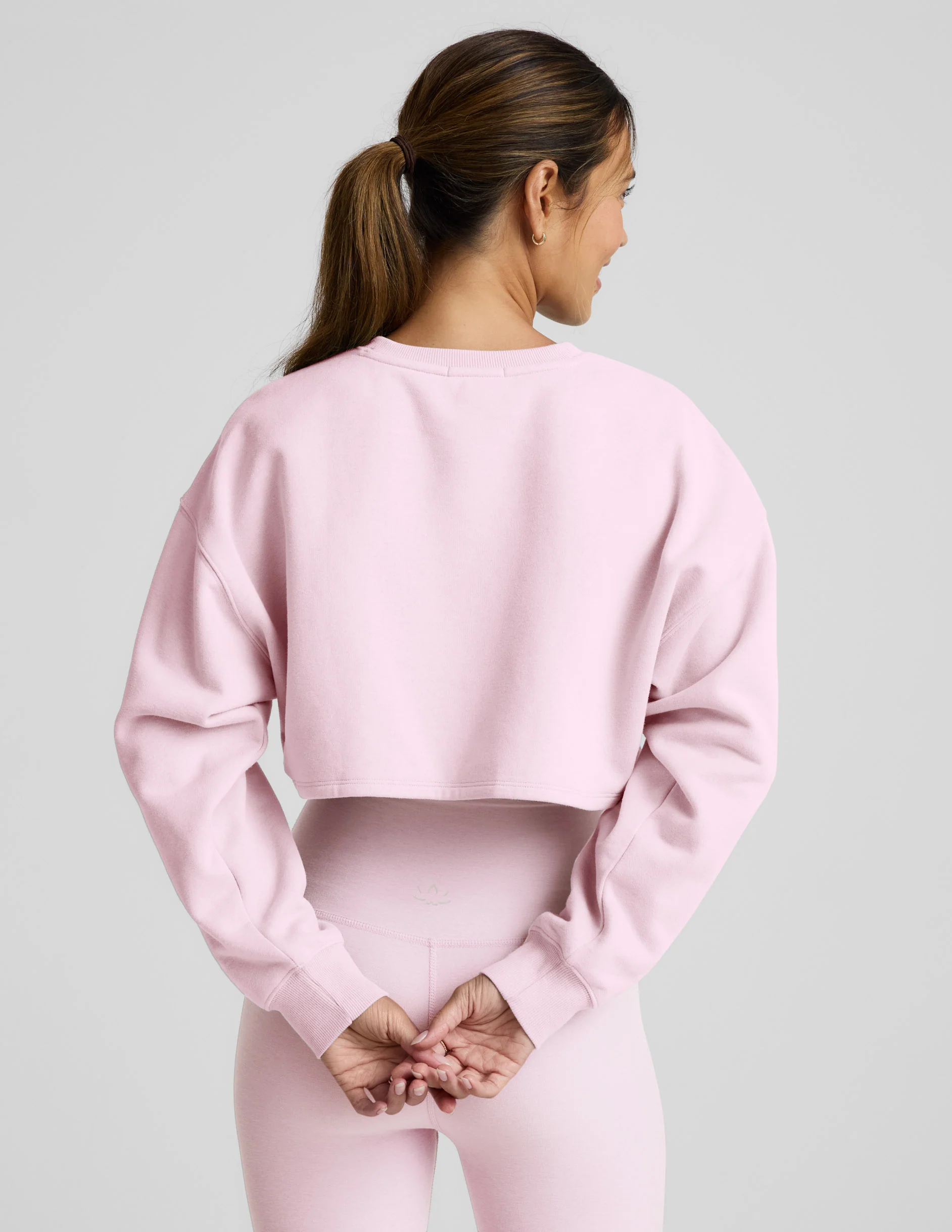 LuxeFleece Cropped Sweatshirt - Image 4