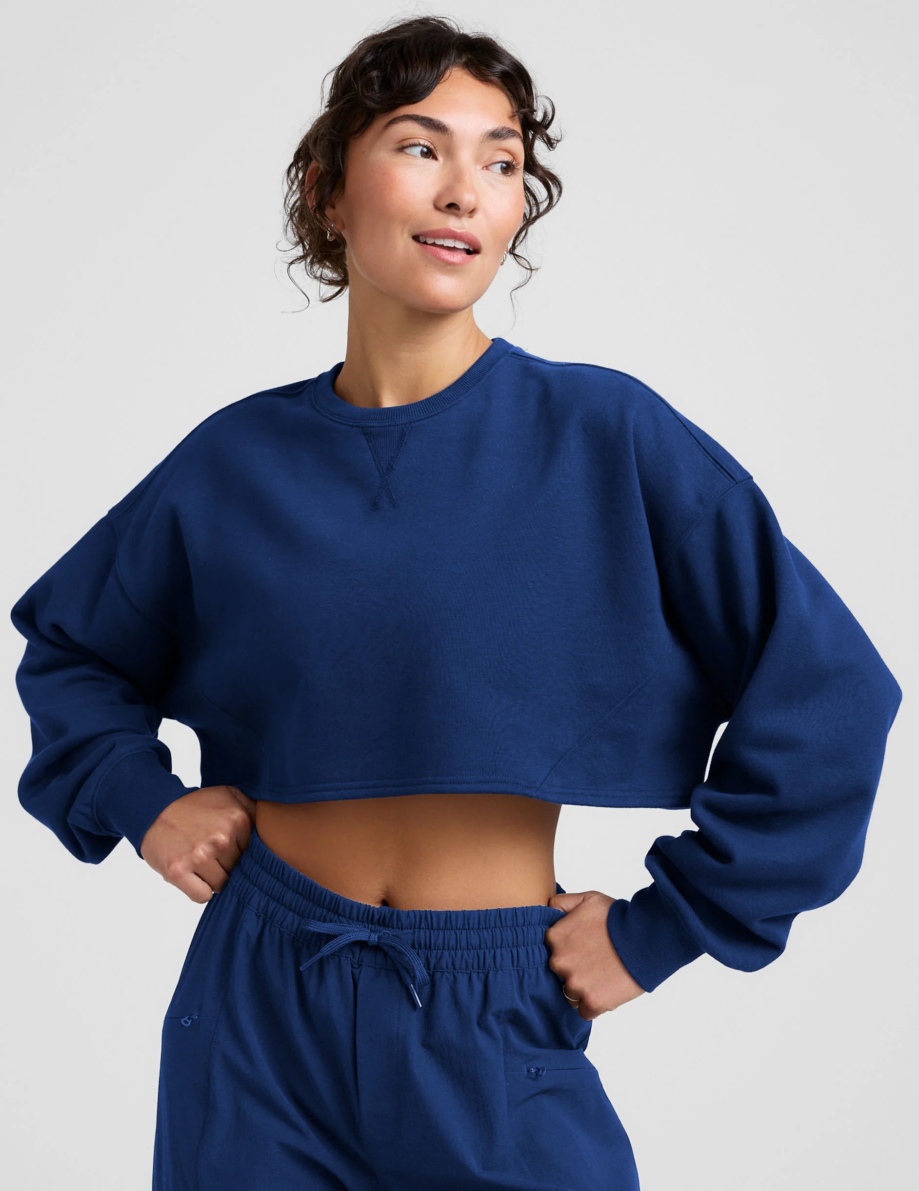 LuxeFleece Cropped Sweatshirt