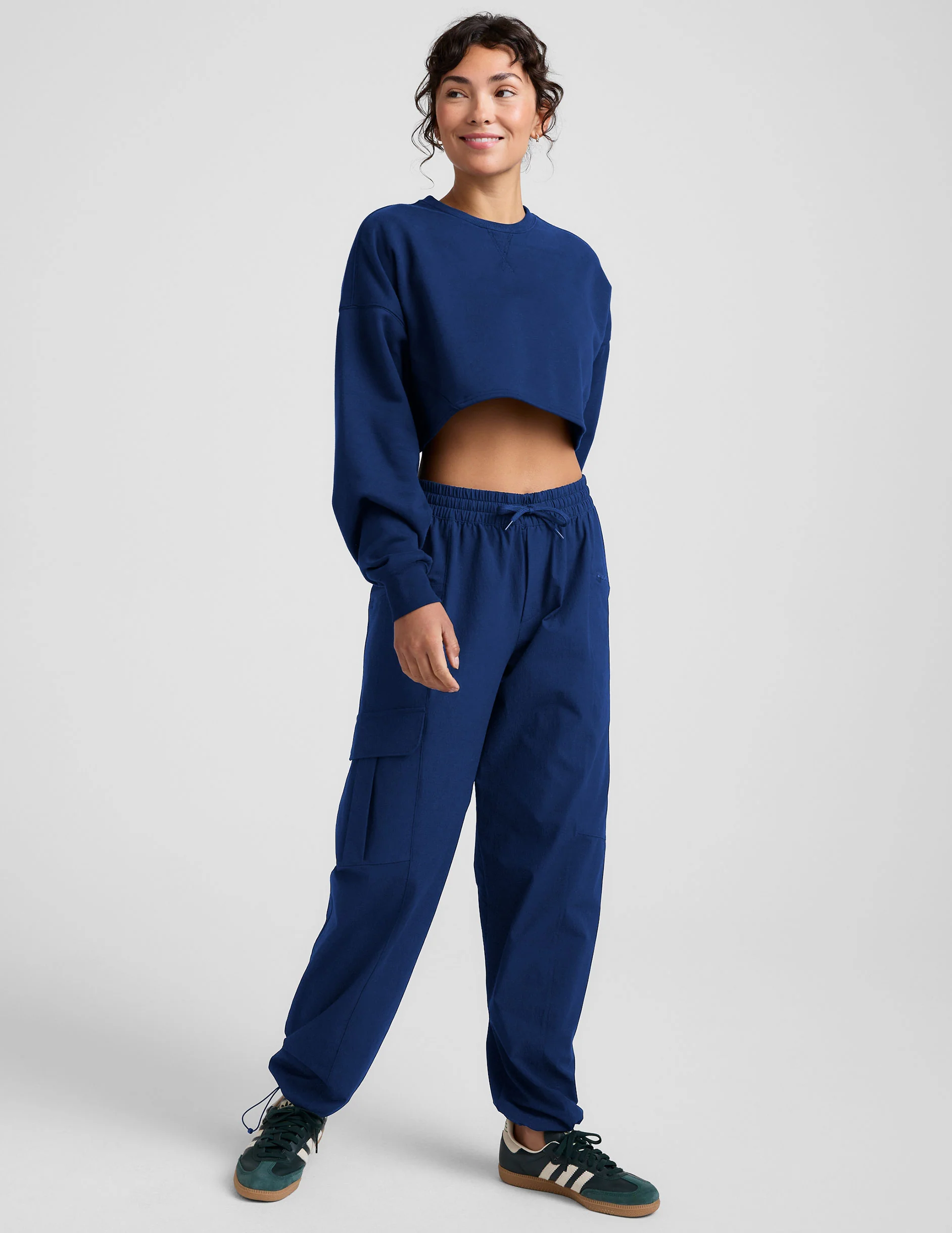 LuxeFleece Cropped Sweatshirt - Image 4