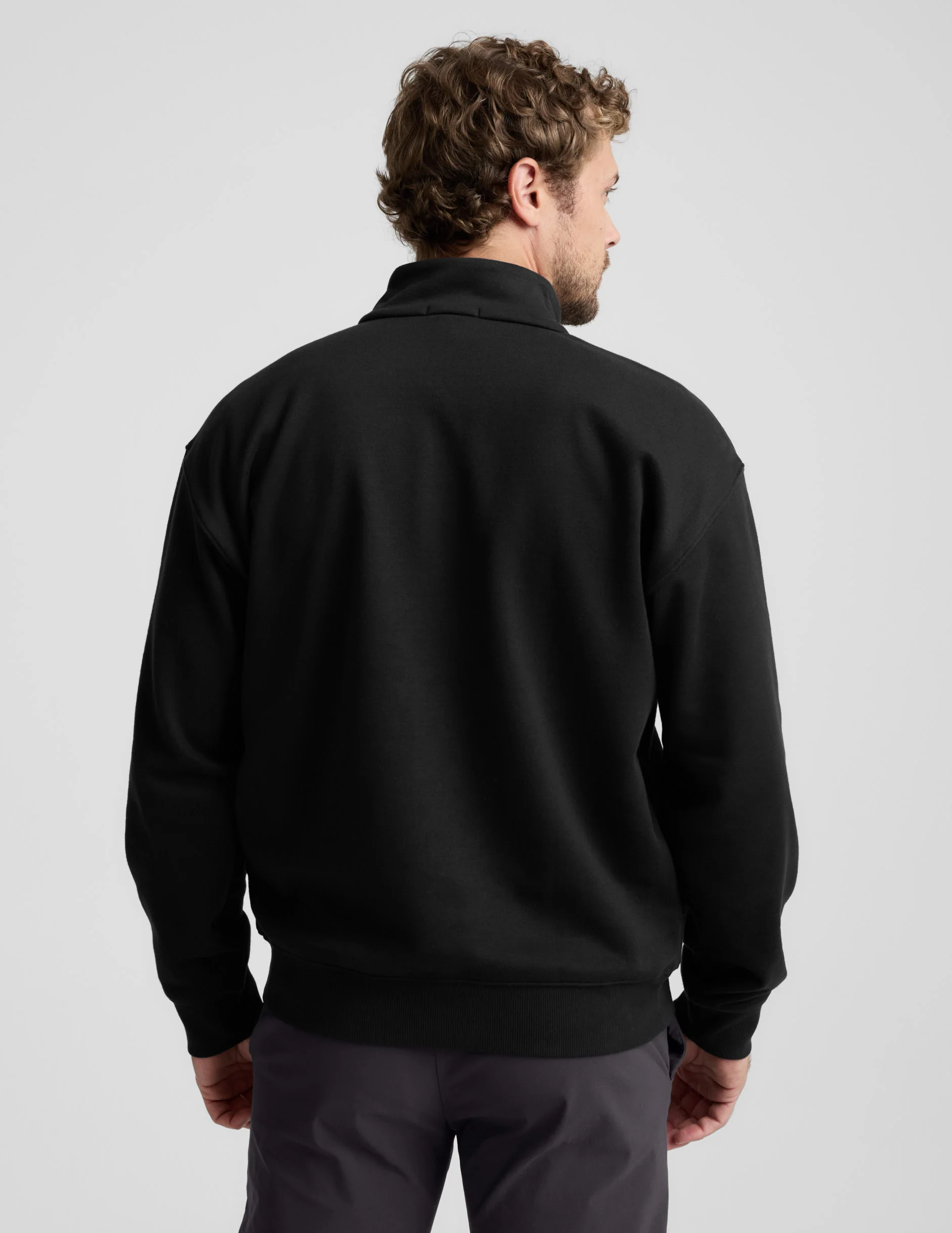 LuxeFleece Men's Half Zip Pullover - Image 2