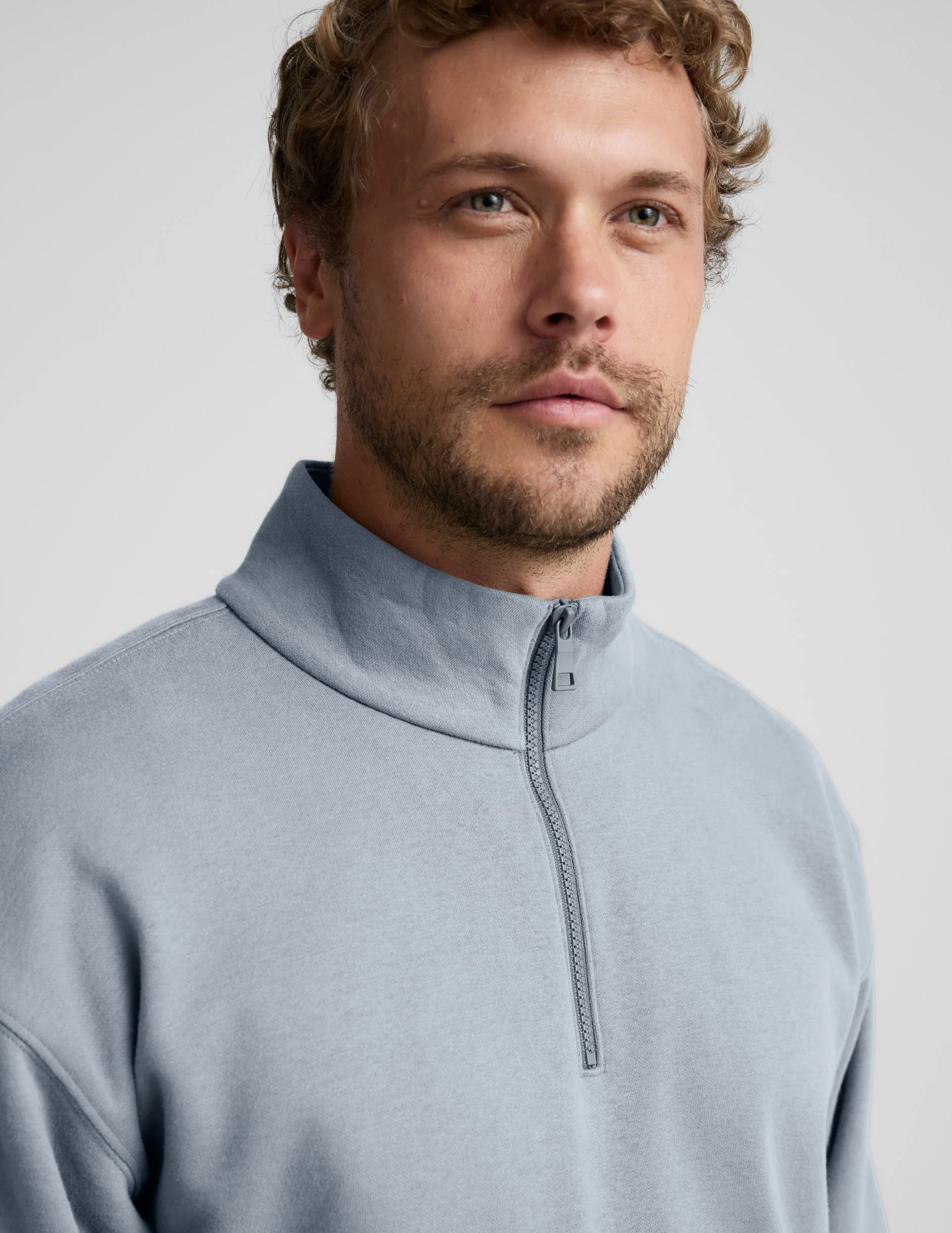 LuxeFleece Men's Half Zip Pullover - Image 5