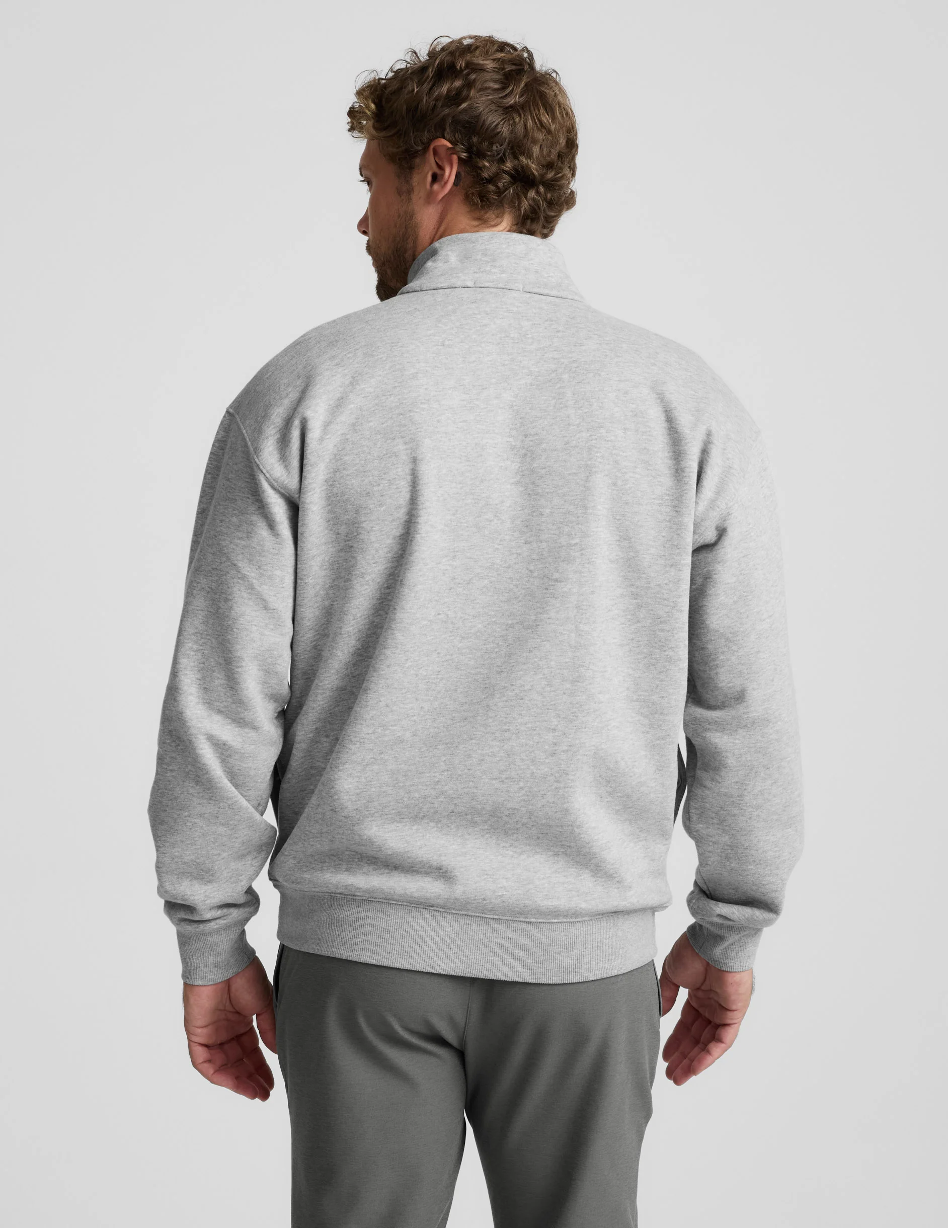 LuxeFleece Men's Half Zip Pullover - Image 2