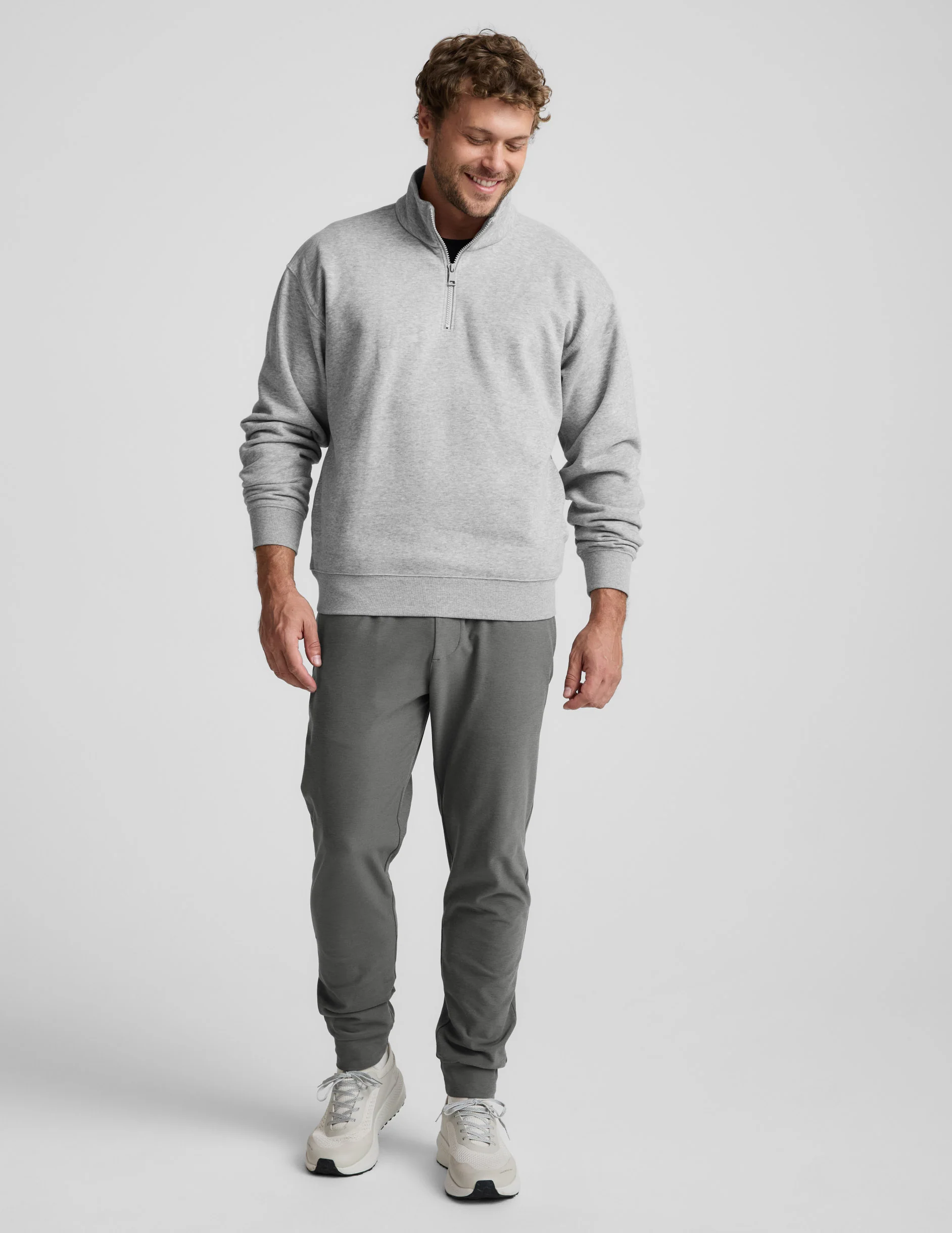 LuxeFleece Men's Half Zip Pullover - Image 5