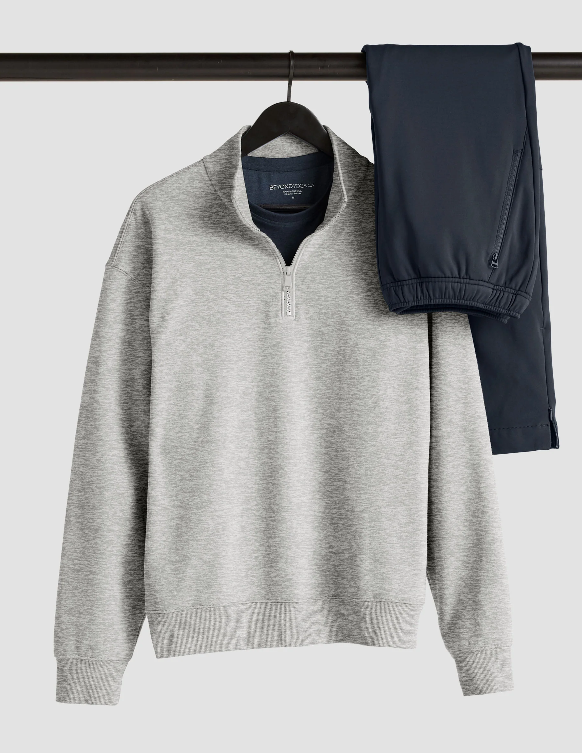 LuxeFleece Men's Half Zip Pullover - Image 6