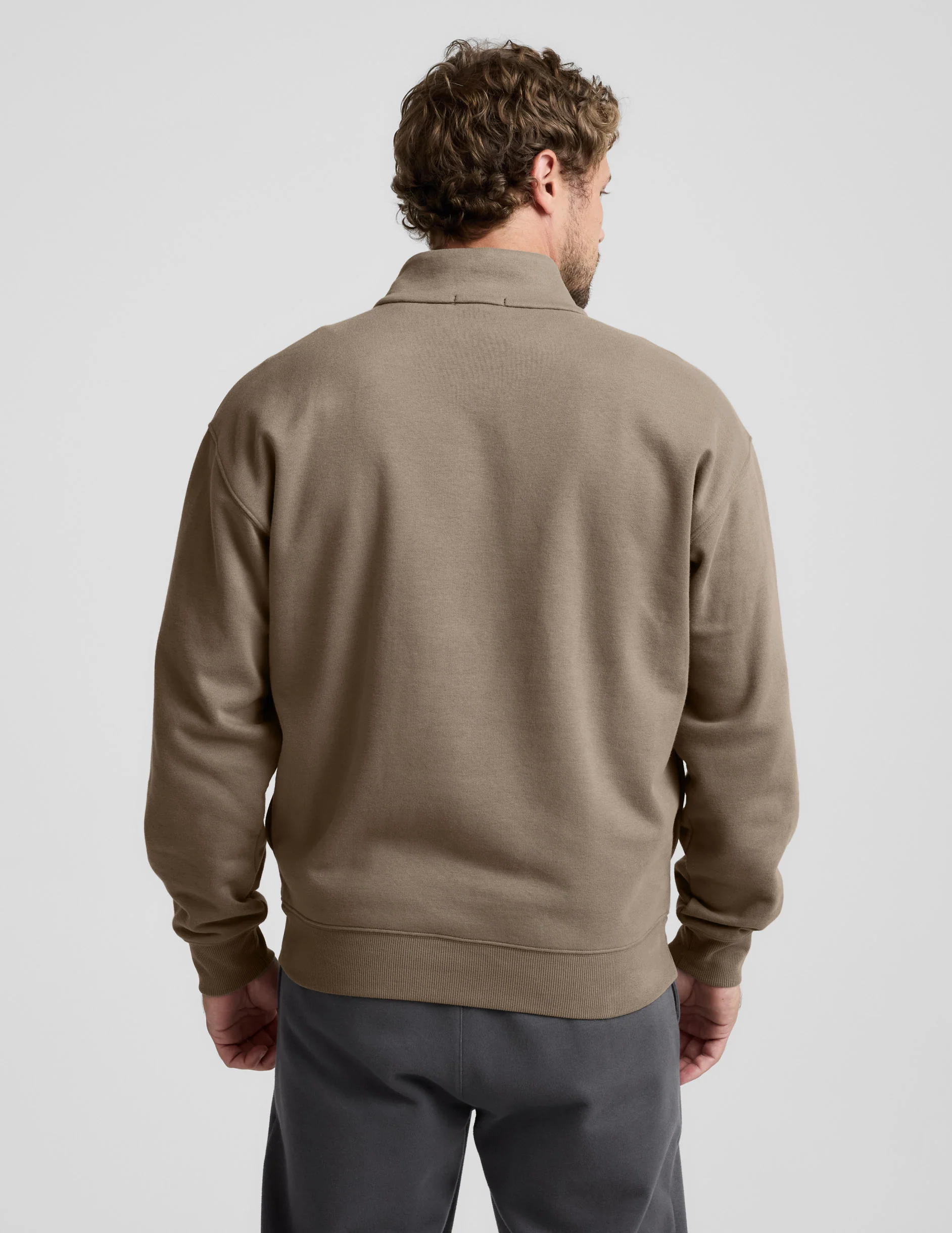 LuxeFleece Men's Half Zip Pullover - Image 2
