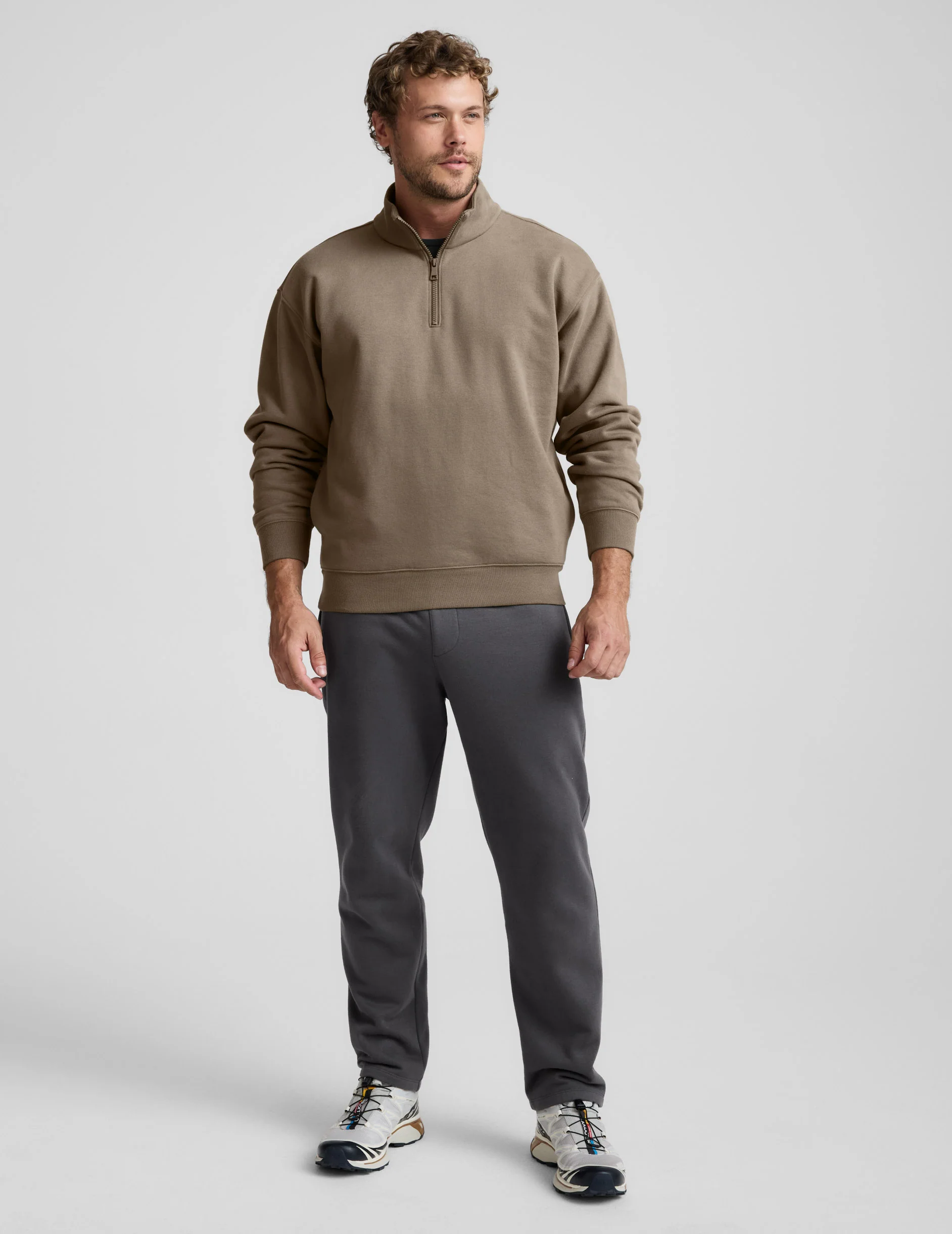 LuxeFleece Men's Half Zip Pullover - Image 4