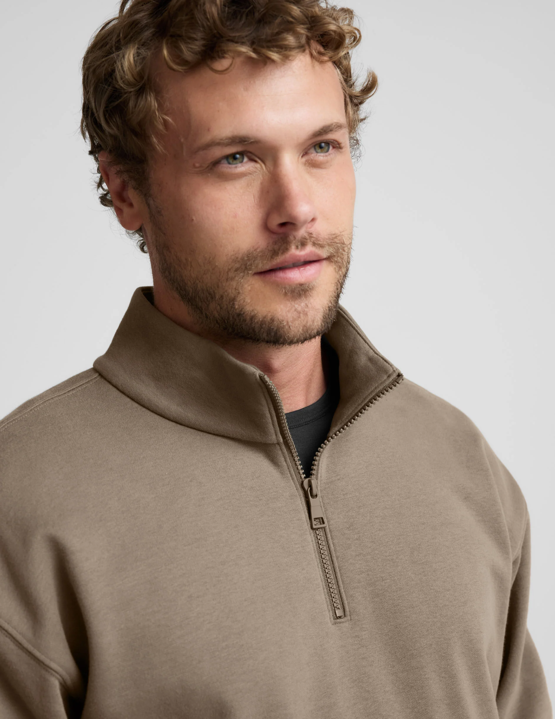 LuxeFleece Men's Half Zip Pullover - Image 5