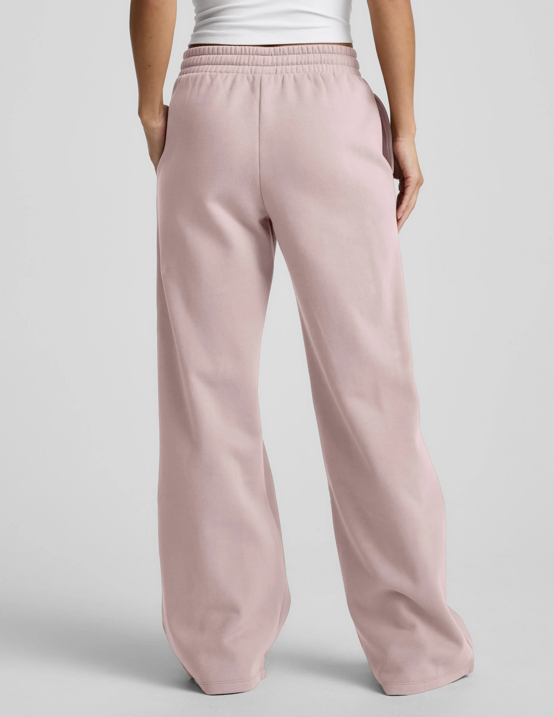 LuxeFleece Pintuck Wide Leg Pant - Image 5