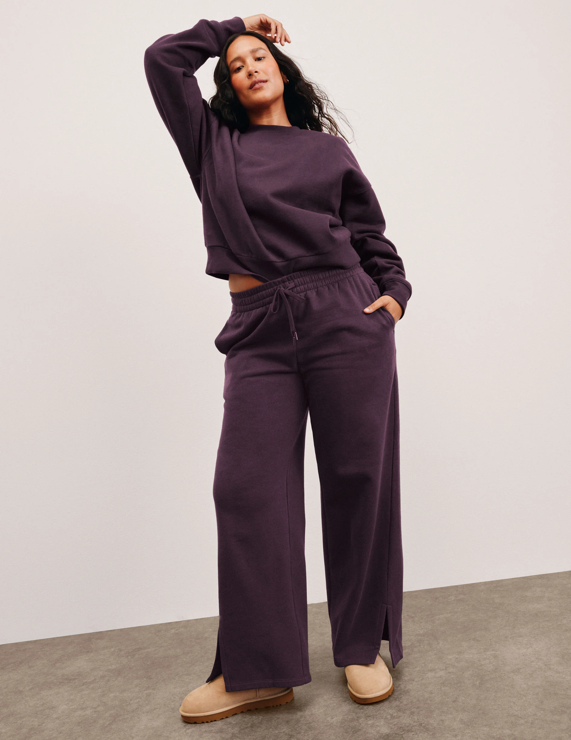 LuxeFleece Wide Leg Pant 29" - Image 5