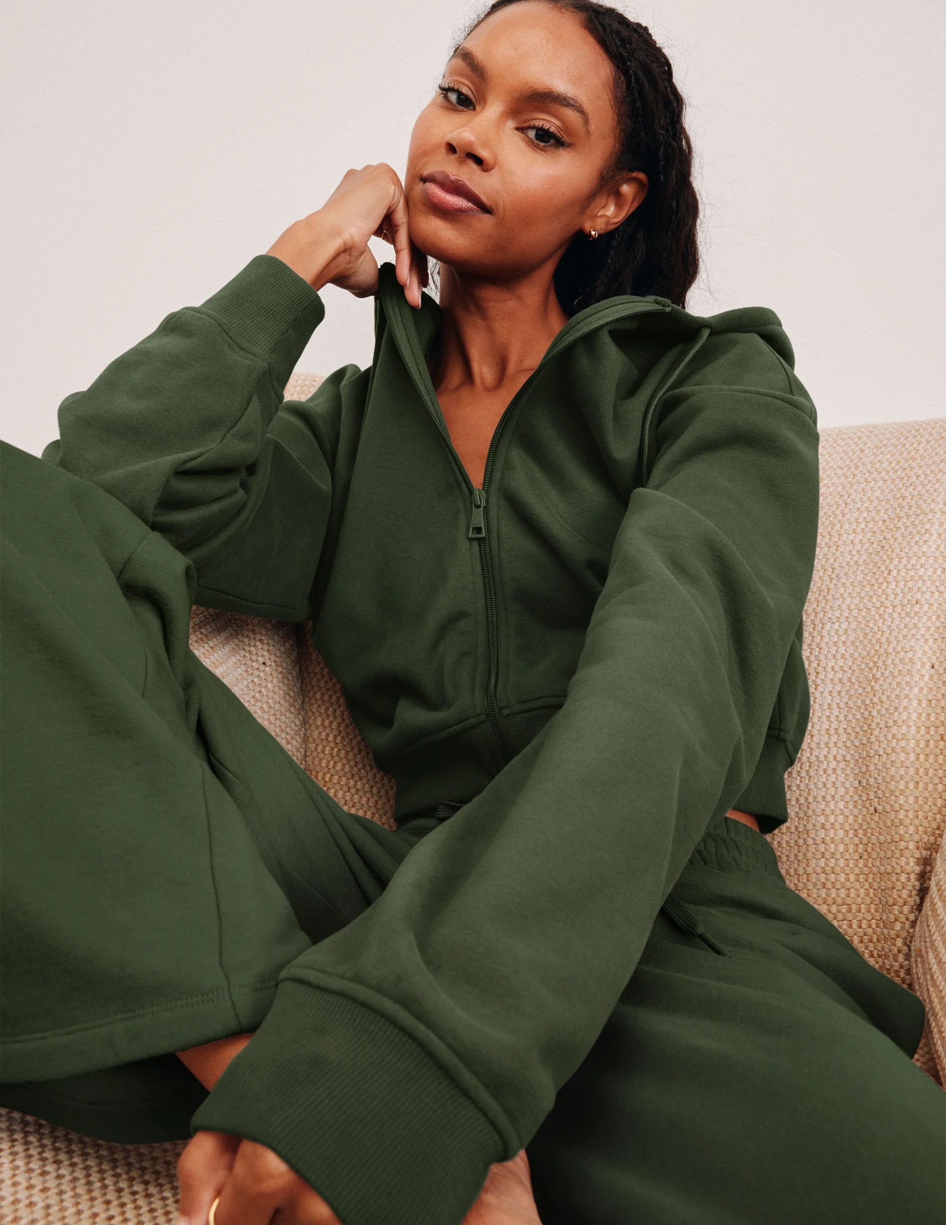 LuxeFleece Zip Up Hoodie - Image 3
