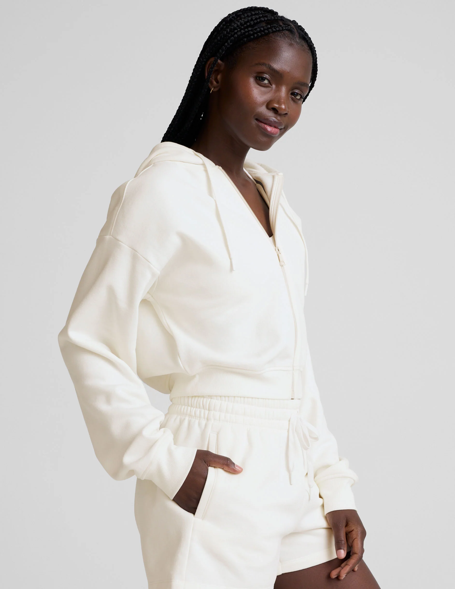 LuxeFleece Zip Up Hoodie - Image 3