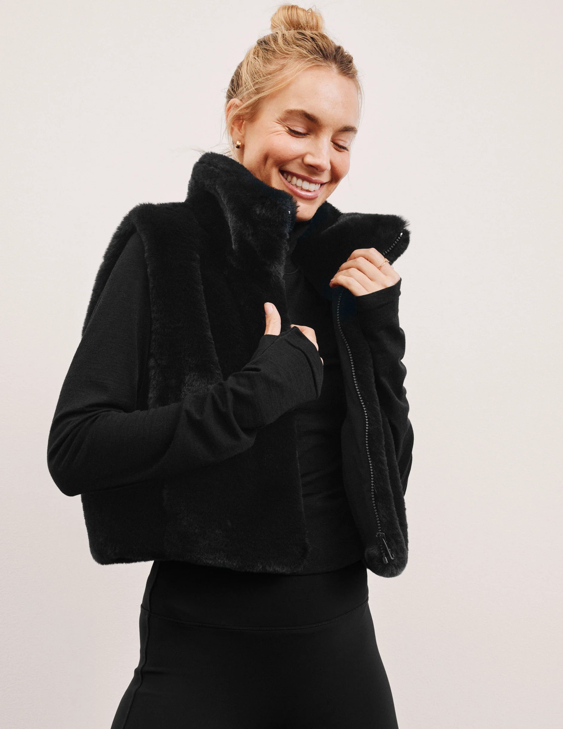 On The List Faux Fur Vest