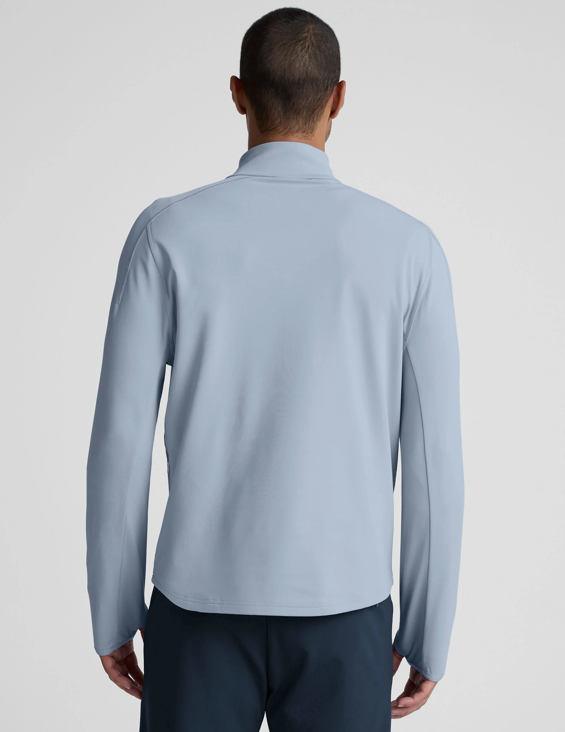 Pacer Fleece-Backed Men's Quarter Zip Pullover - Image 3