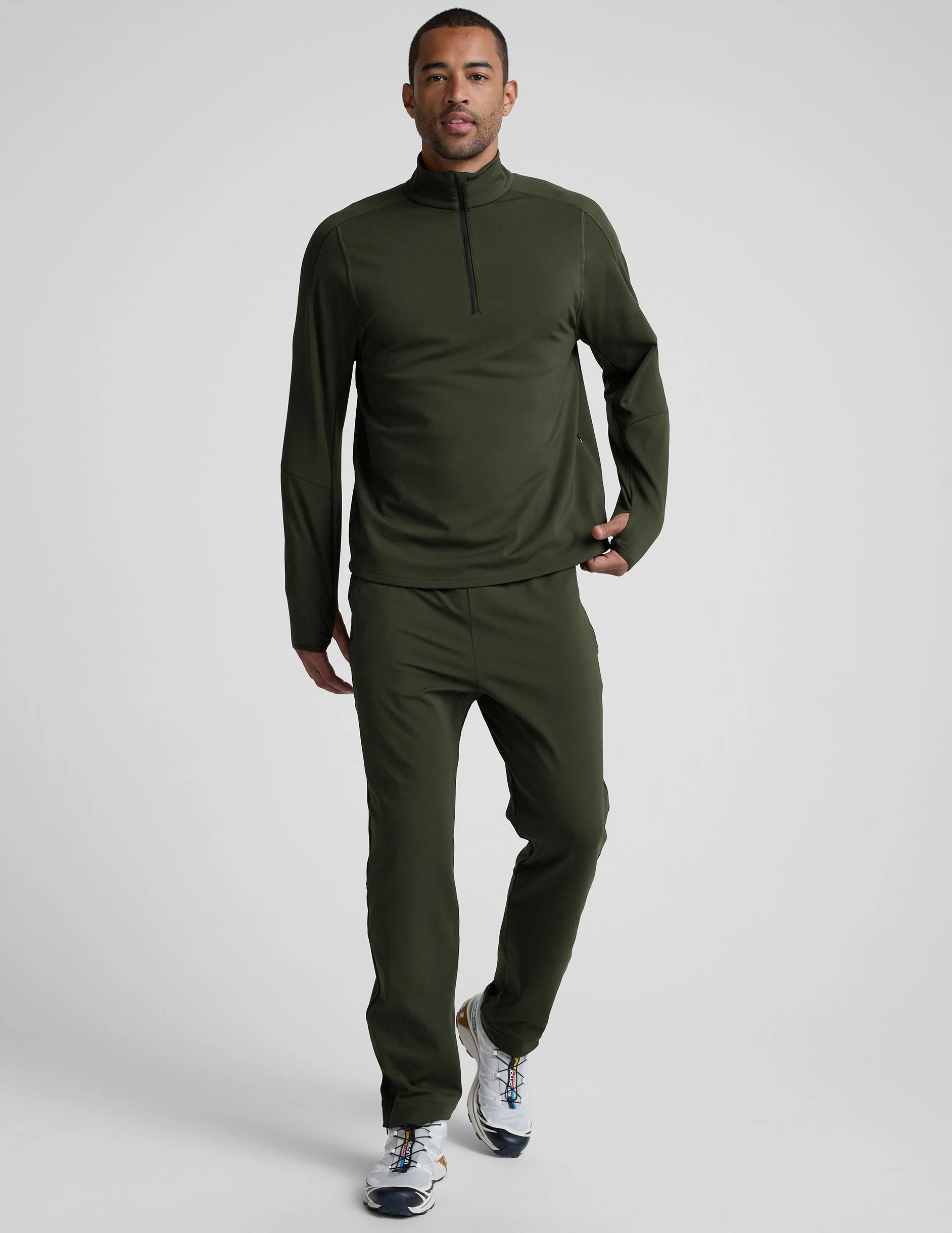 Pacer Fleece-Backed Men's Quarter Zip Pullover - Image 6