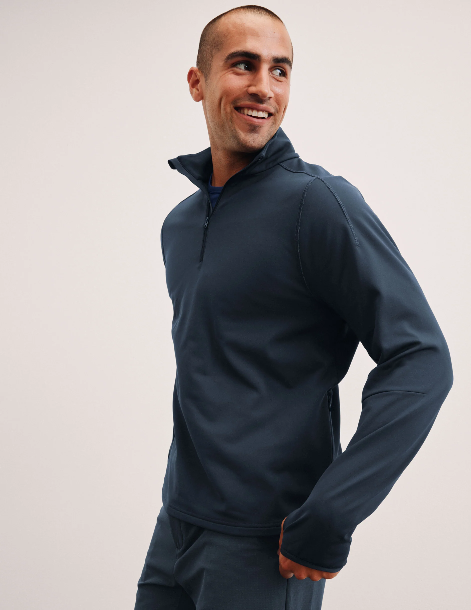 Pacer Fleece-Backed Men's Quarter Zip Pullover