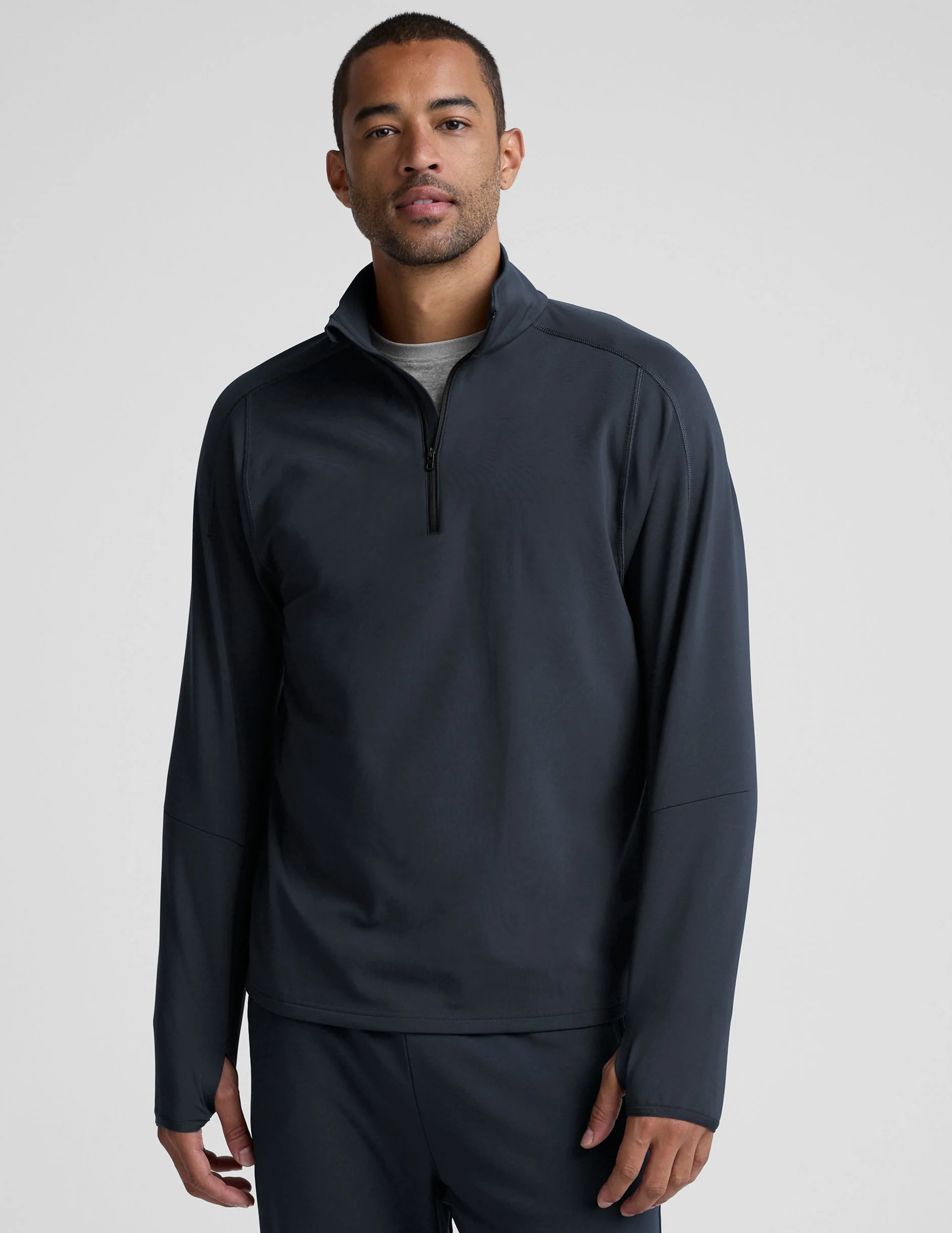 Pacer Fleece-Backed Men's Quarter Zip Pullover - Image 2