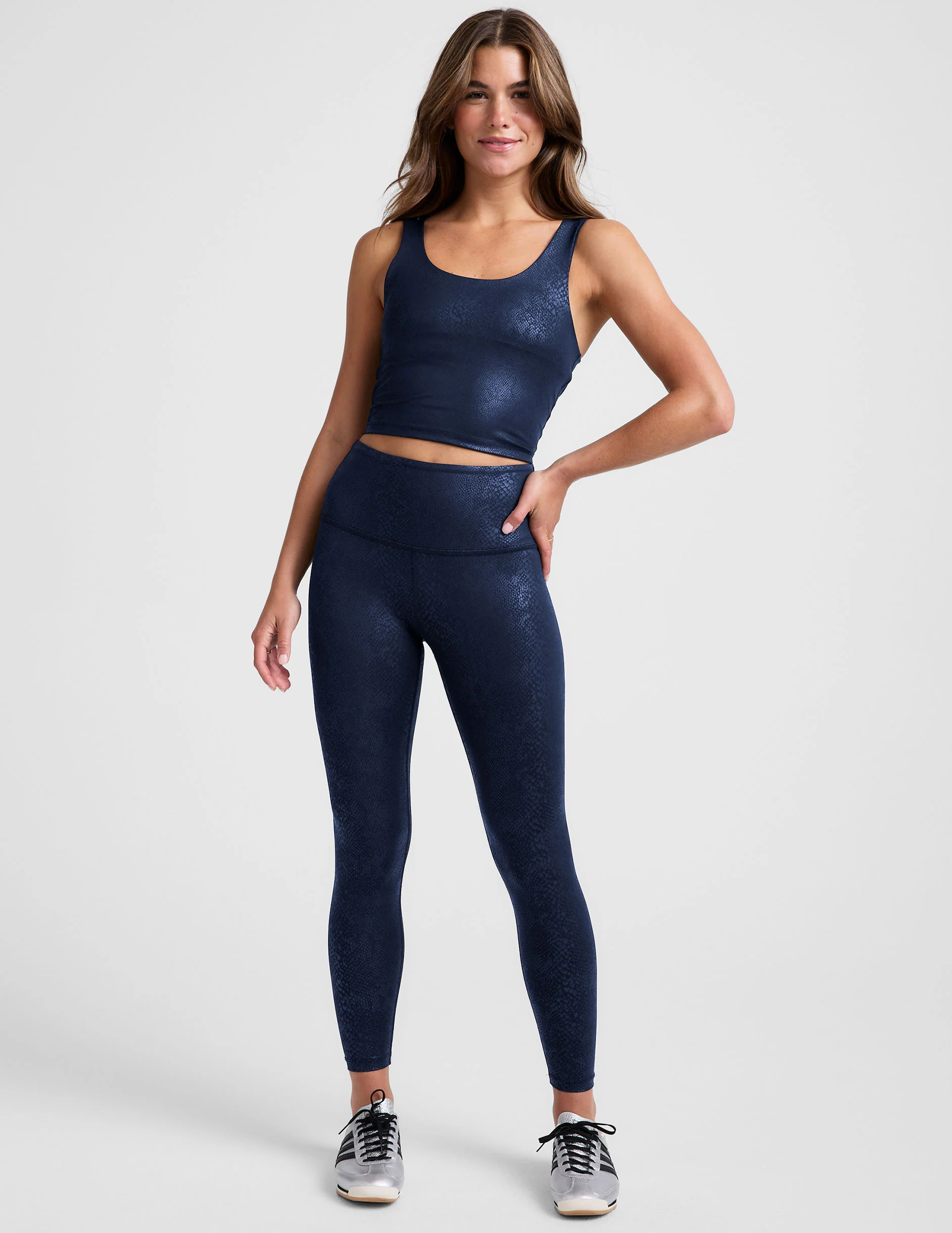 PowerShine Viper Print Cropped Tank - Image 4