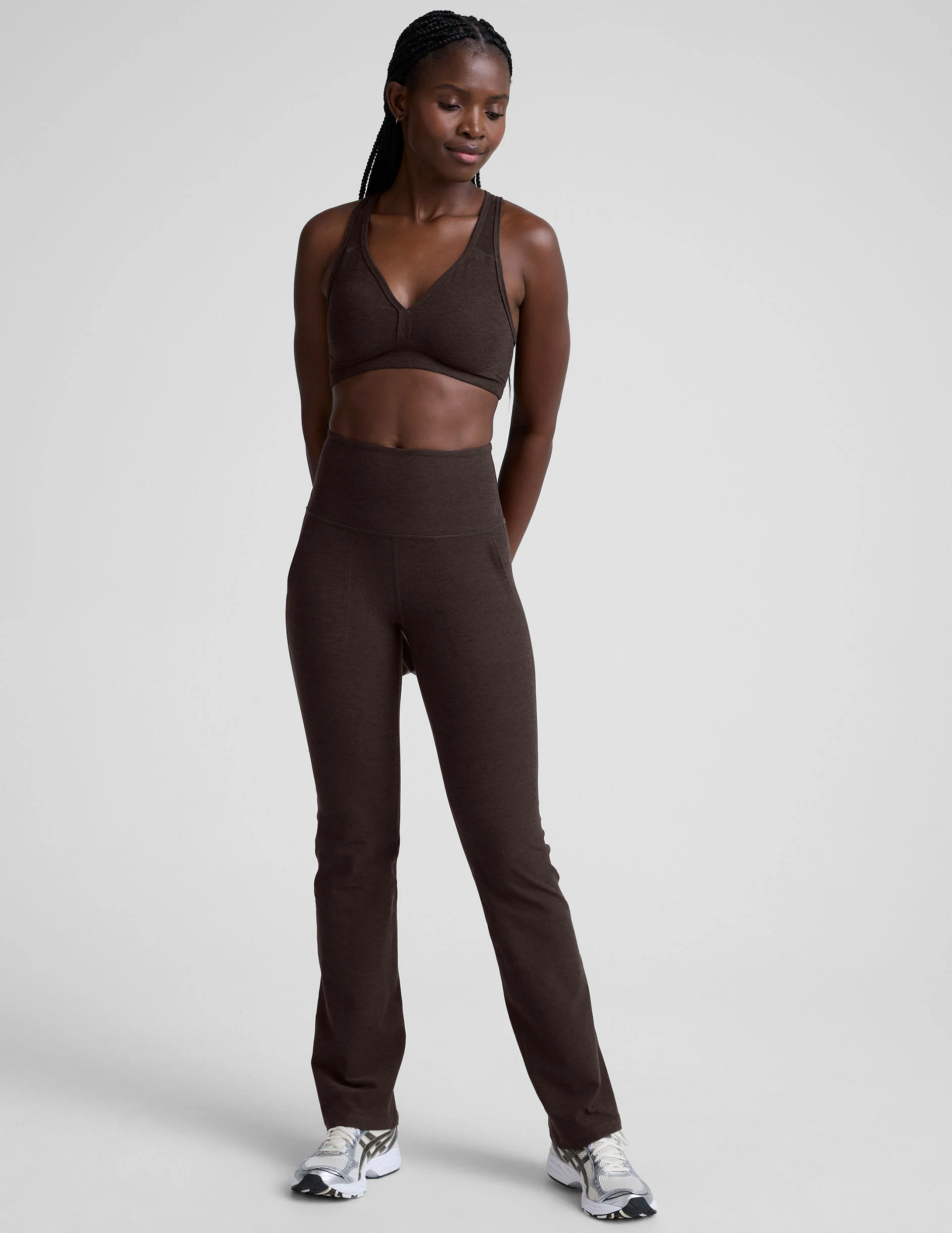 Spacedye High Waisted Practice Pocket Bootcut Pant 31"
