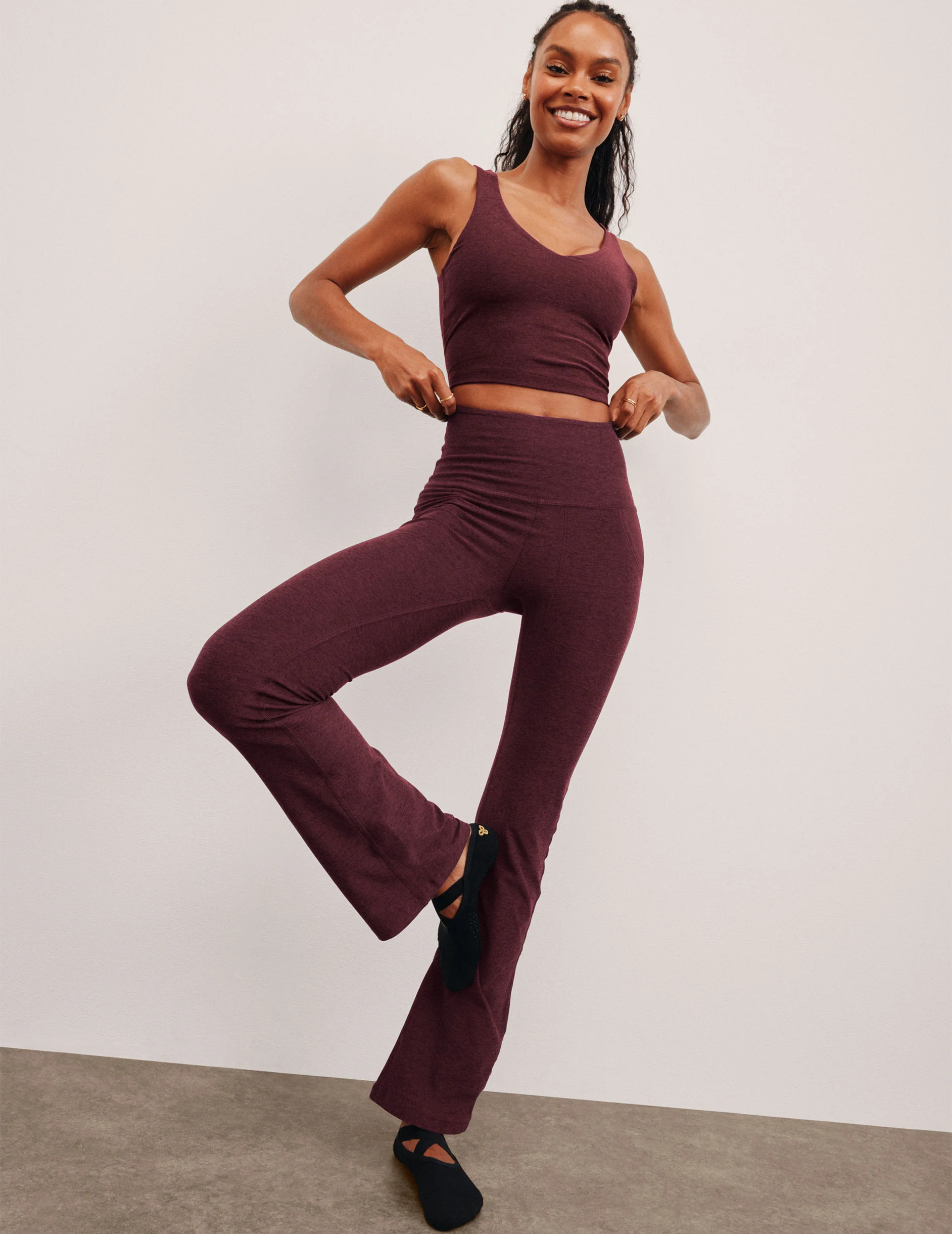Spacedye High Waisted Practice Pocket Bootcut Pant 31" - Image 3