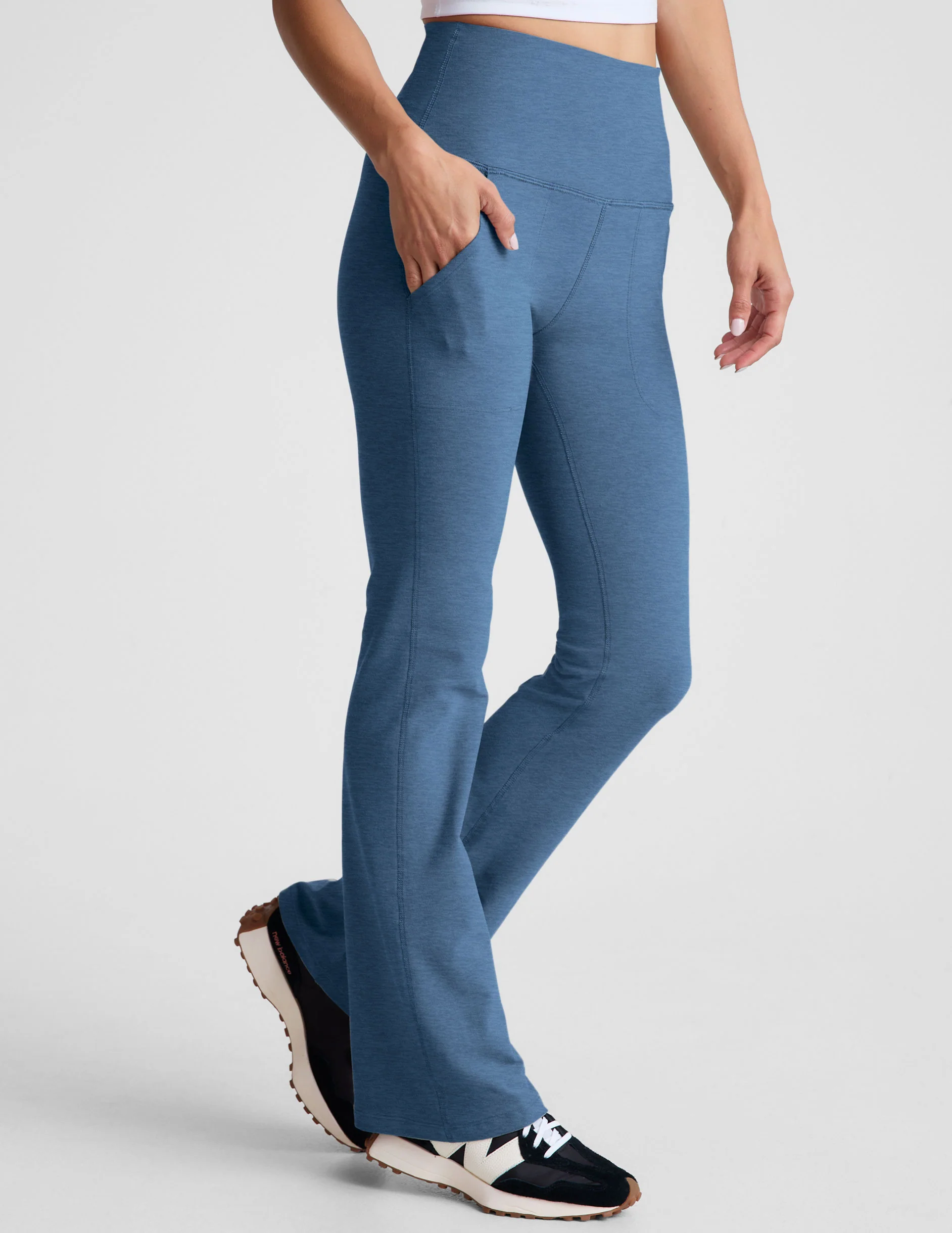 Spacedye High Waisted Practice Pocket Bootcut Pant 31" - Image 3