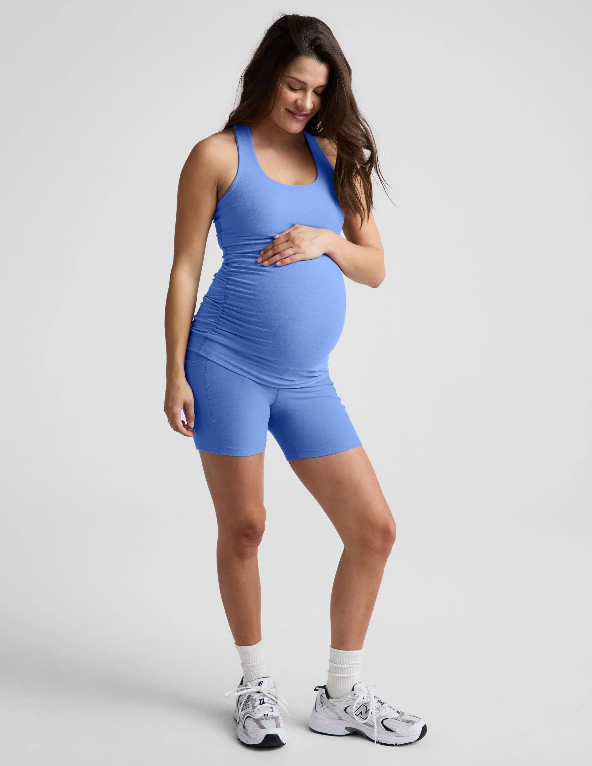 Spacedye Keep Pace 5" Maternity Pocket Biker Short
