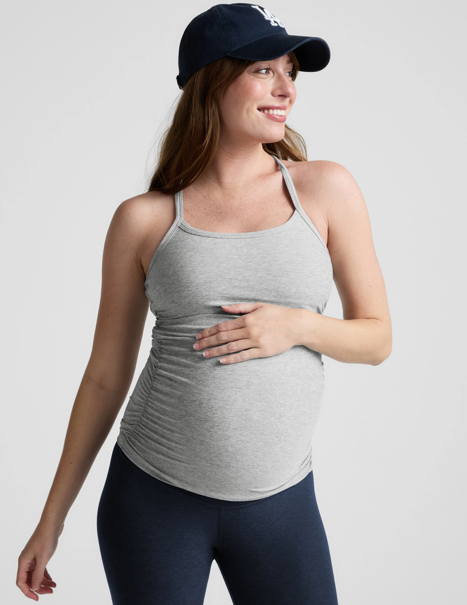Spacedye Keep Your Cool Maternity Slim Racerback Tank