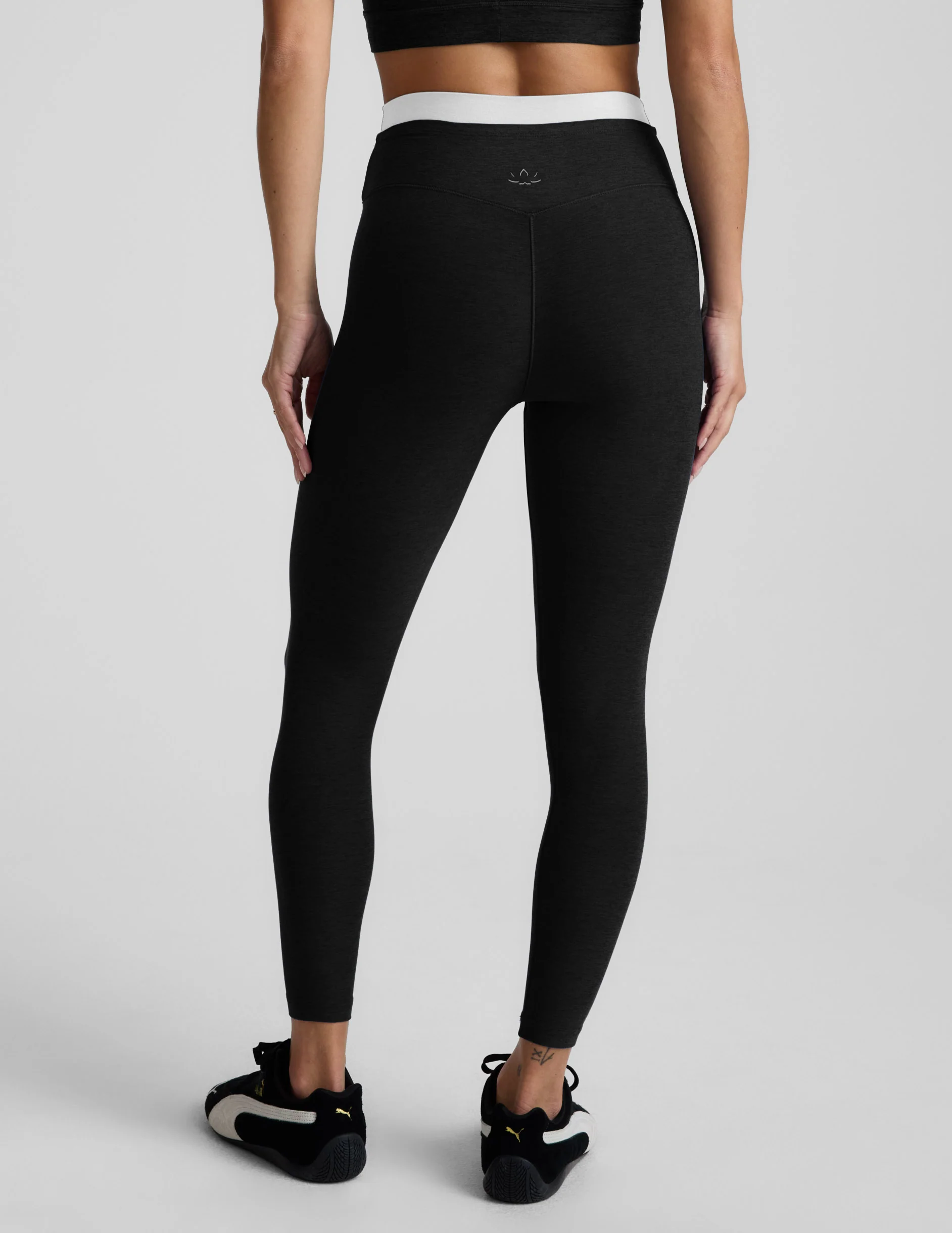 Spacedye Layered High Waisted Midi Legging - Image 3